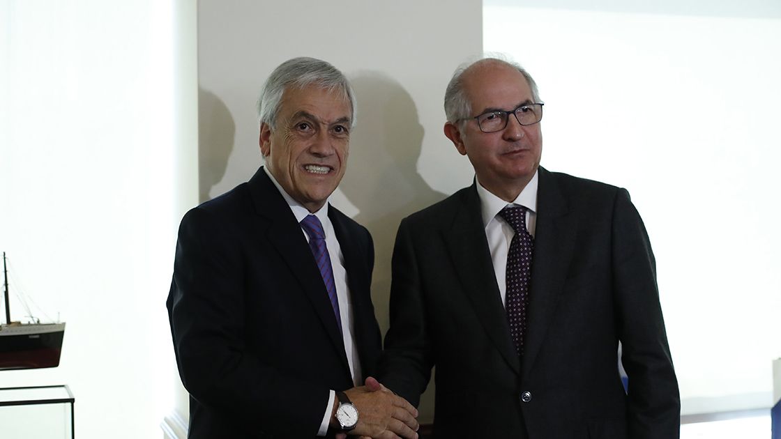 Sebastian Piñera se reunio con Antonio Ledezma