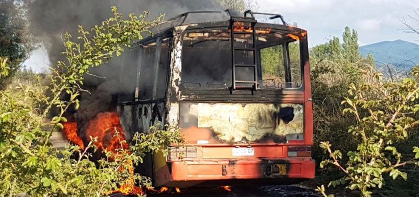 Bus quemado