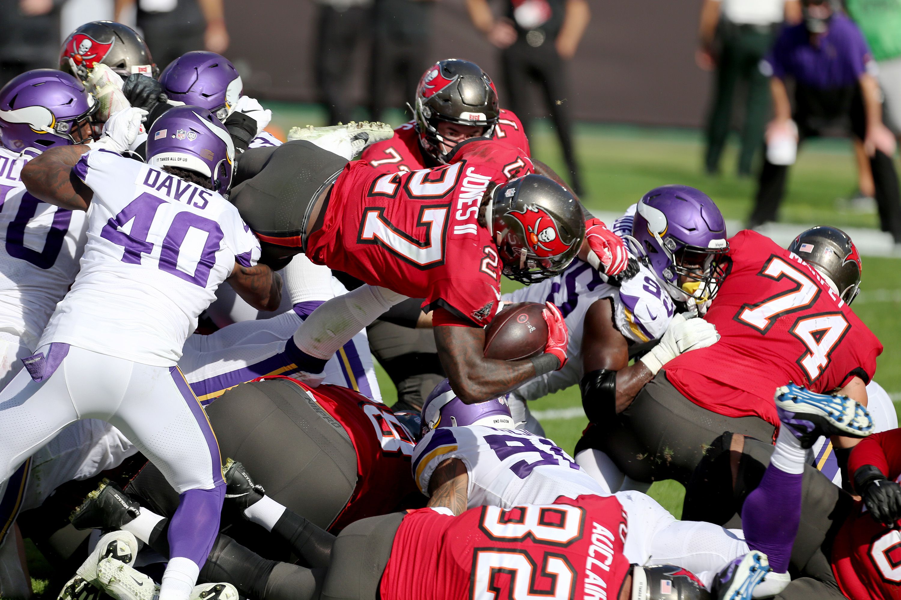 More menacing skull' highlights Tampa Bay Buccaneers giant logo on