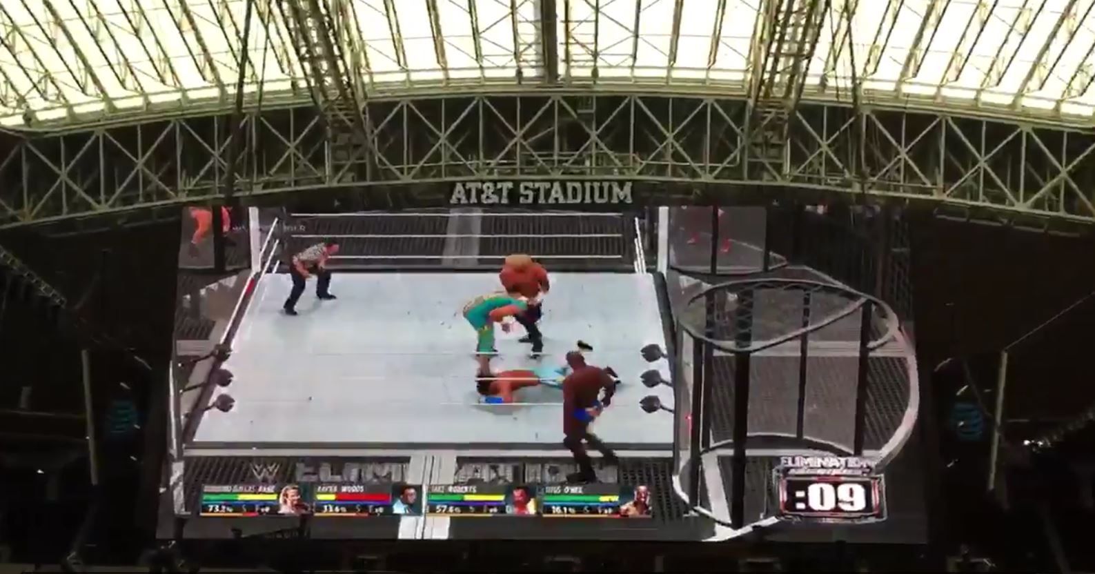 VIDEO: Conan O'Brien plays Madden on Cowboys Stadium Jumbotron 