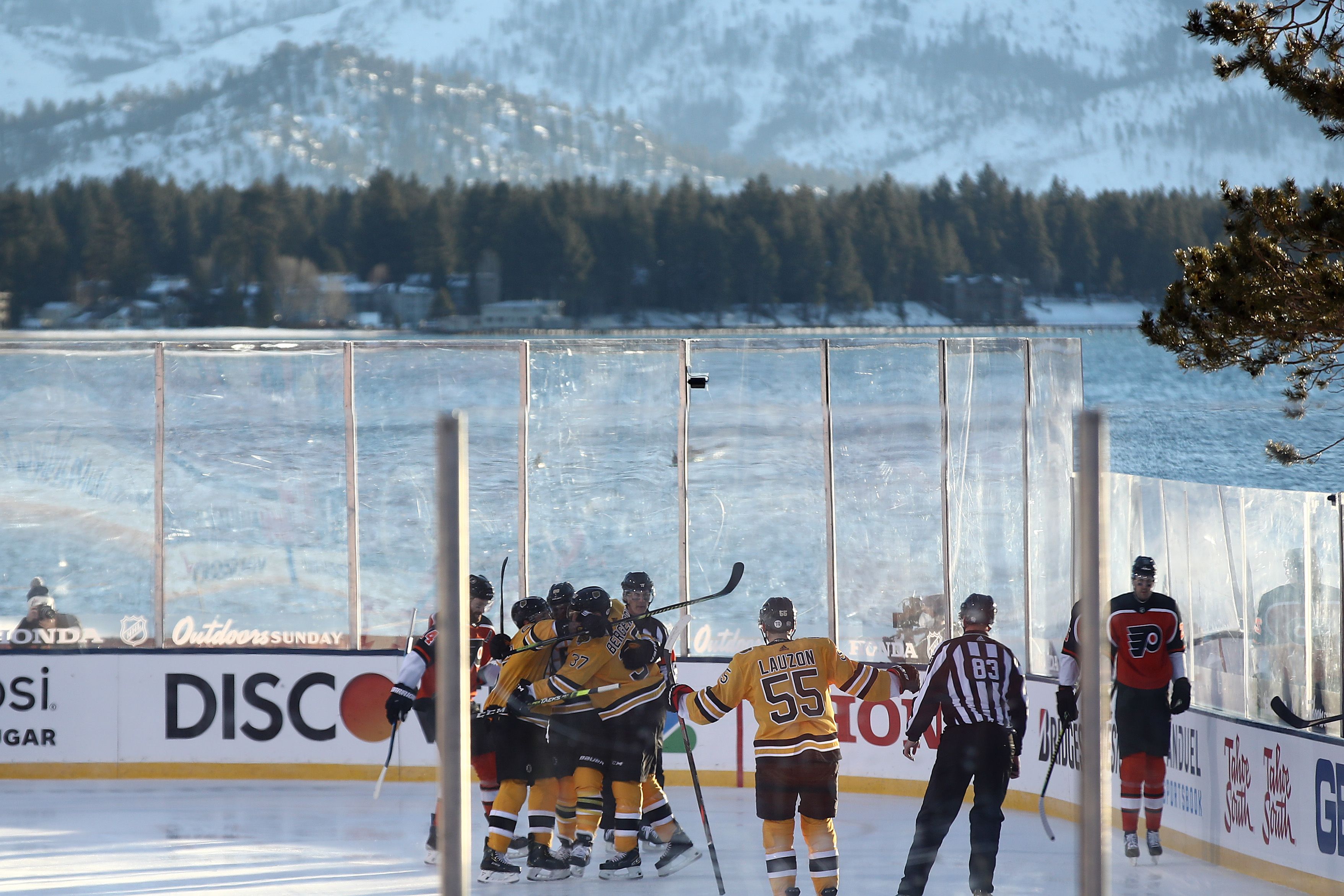 NHL moves up start of Boston Bruins Lake Tahoe outdoor game to avoid bright  sunshine