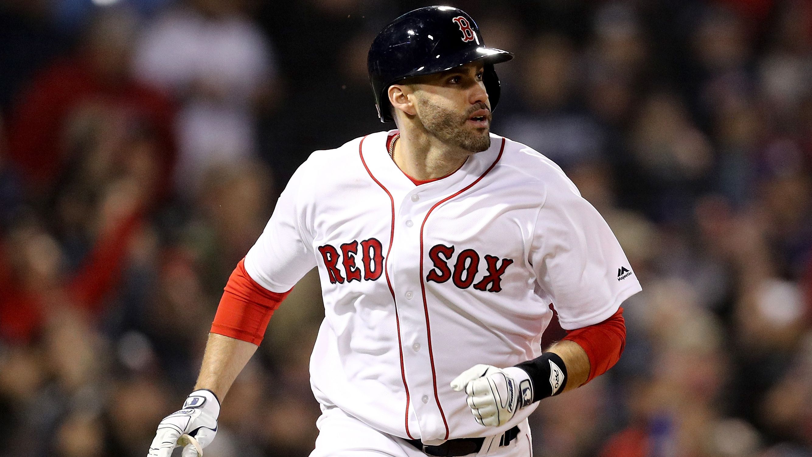 J.D. Martinez Boston Red Sox Majestic 2018 World Series Champions