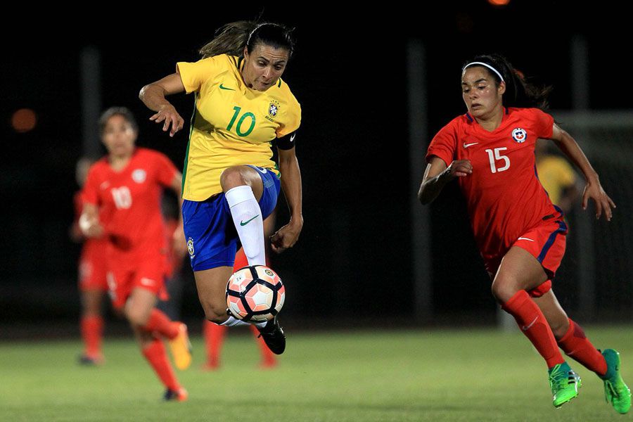 Marta, Brasil, Chile, Fútbol femenino