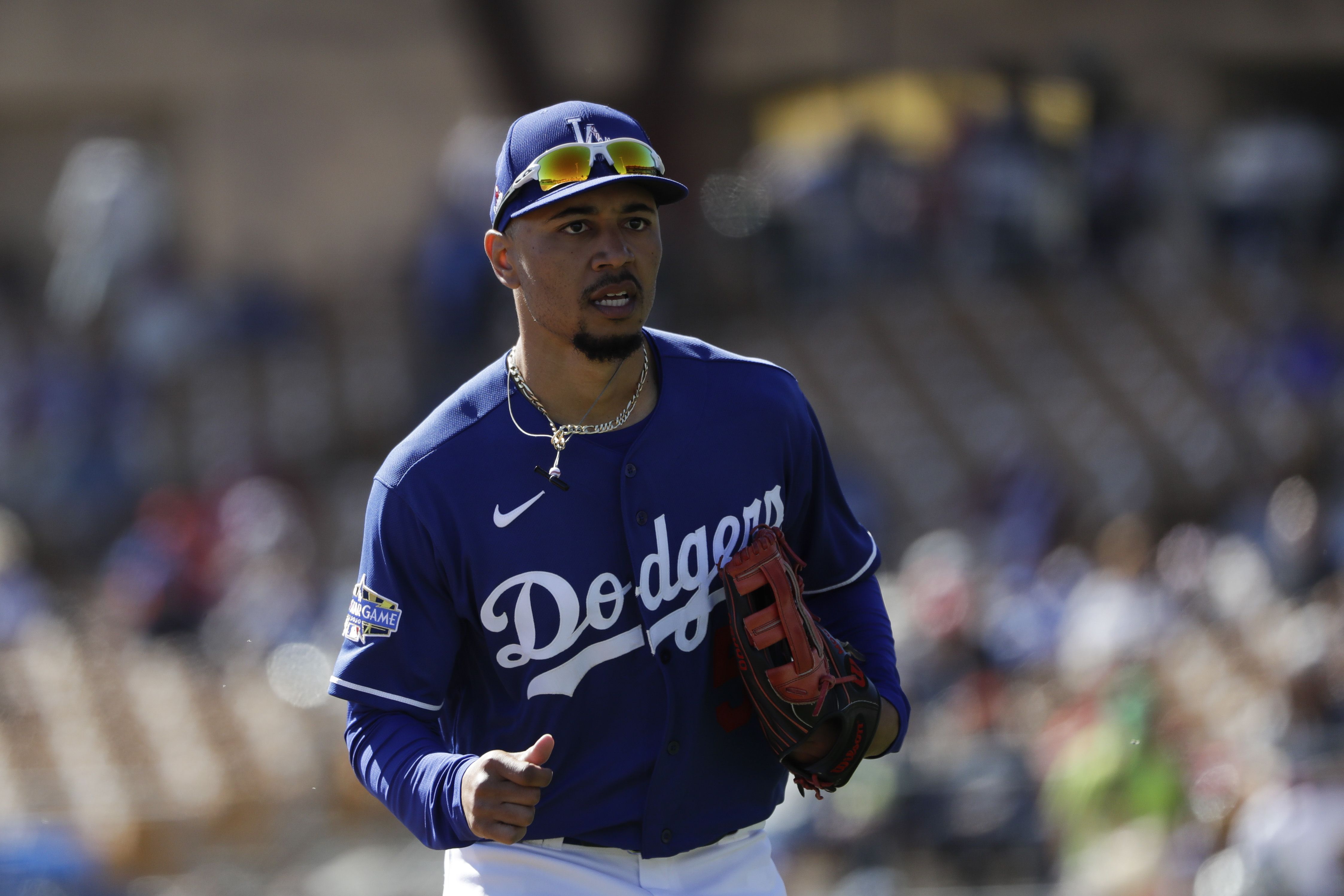 Mookie Betts, David Price smile, say hello at Dodger Stadium - Los Angeles  Times