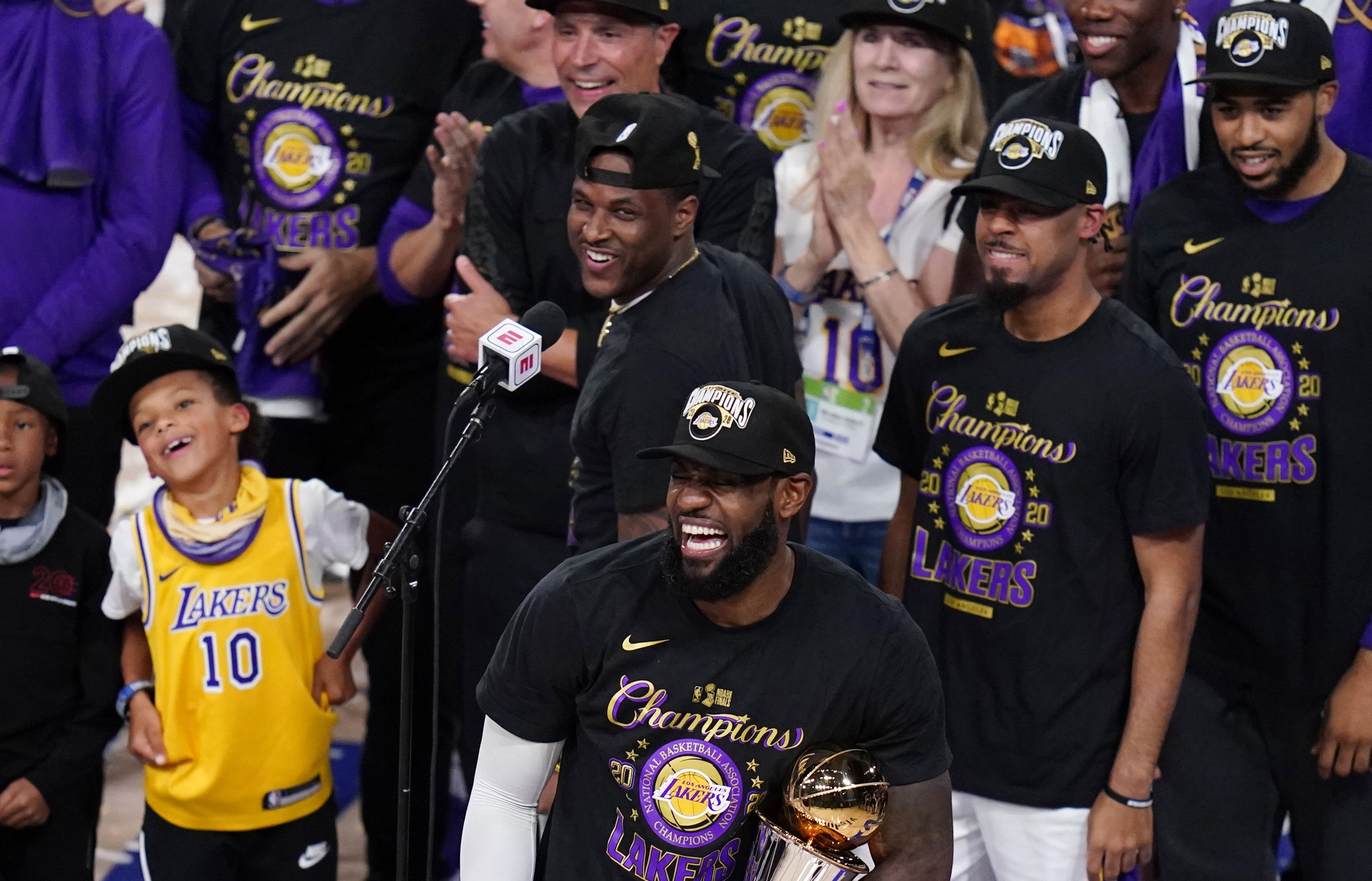 Lakers win NBA title