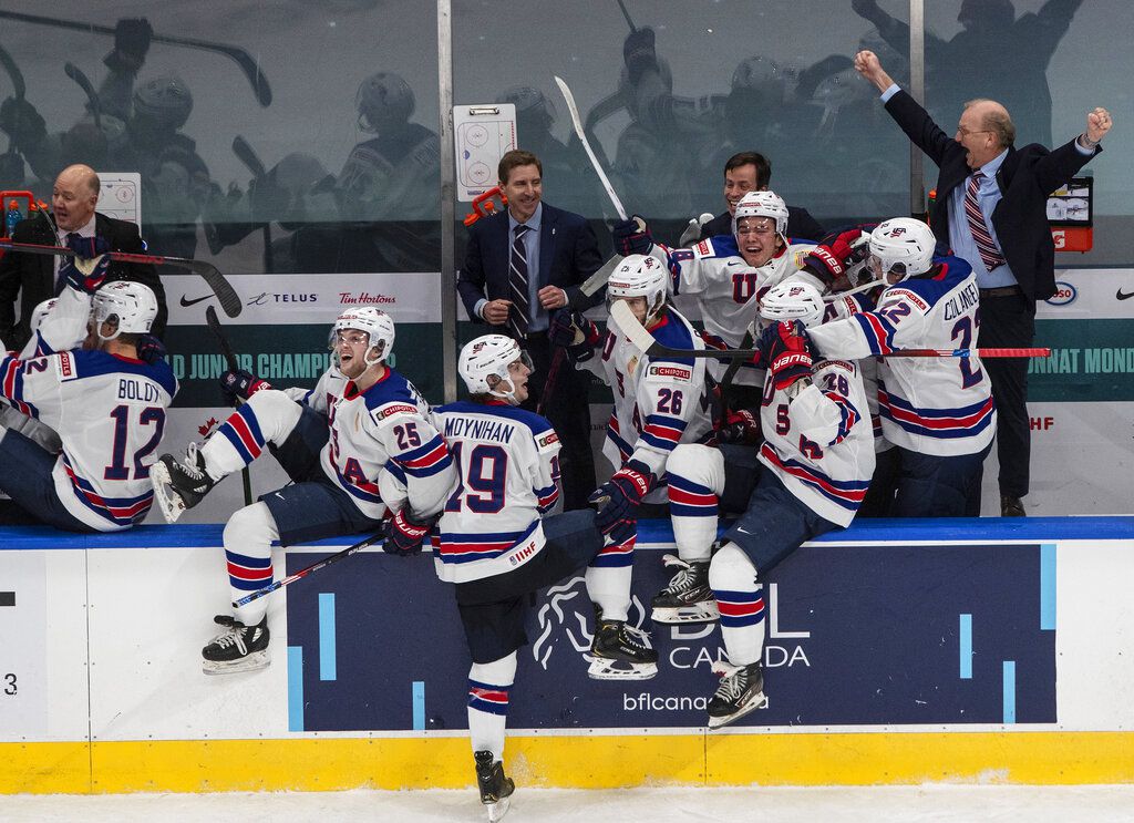 U.S. upsets Canada to win world junior hockey championship