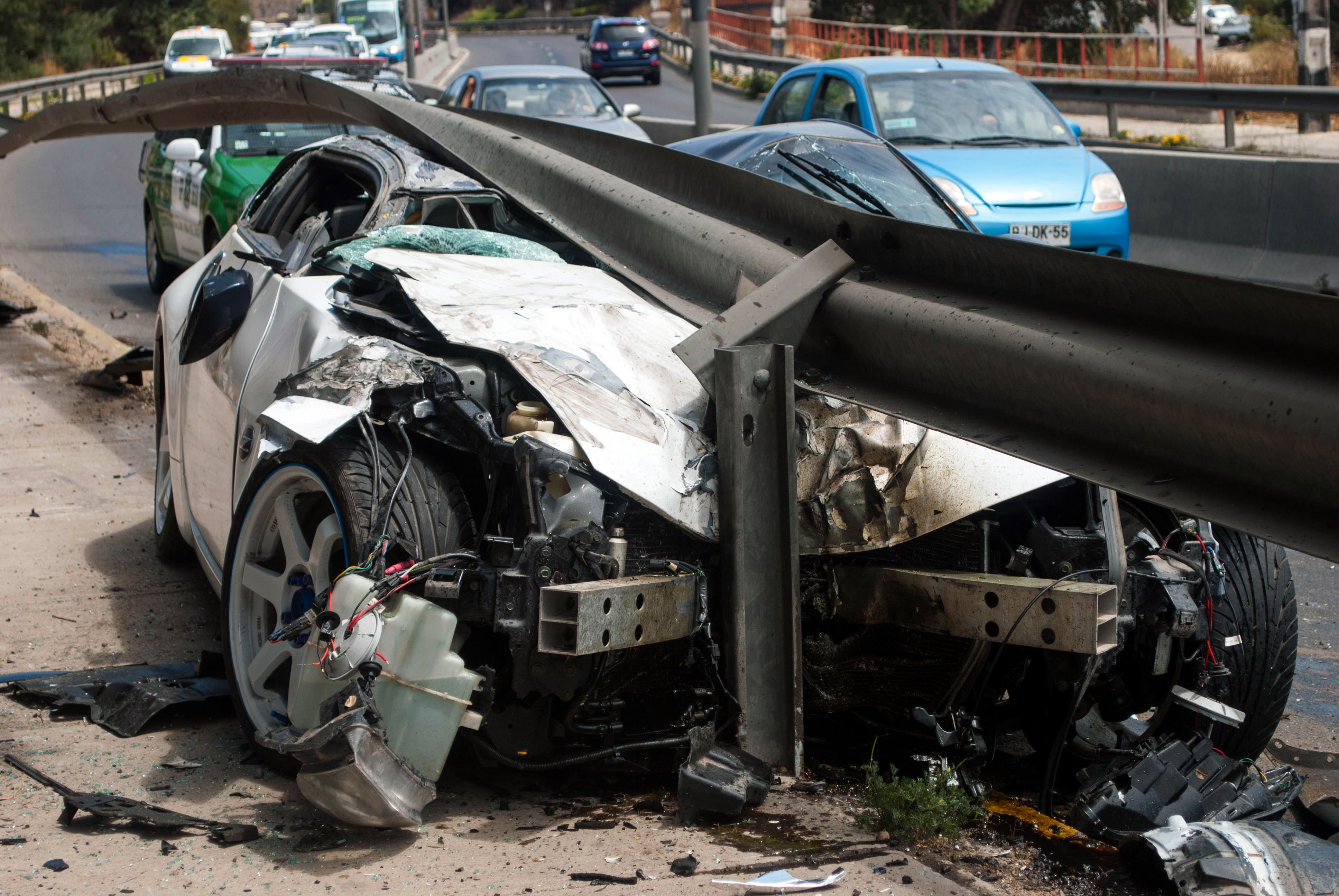 Accidente Automovilístico en troncal que une Viña del Mar con el interior