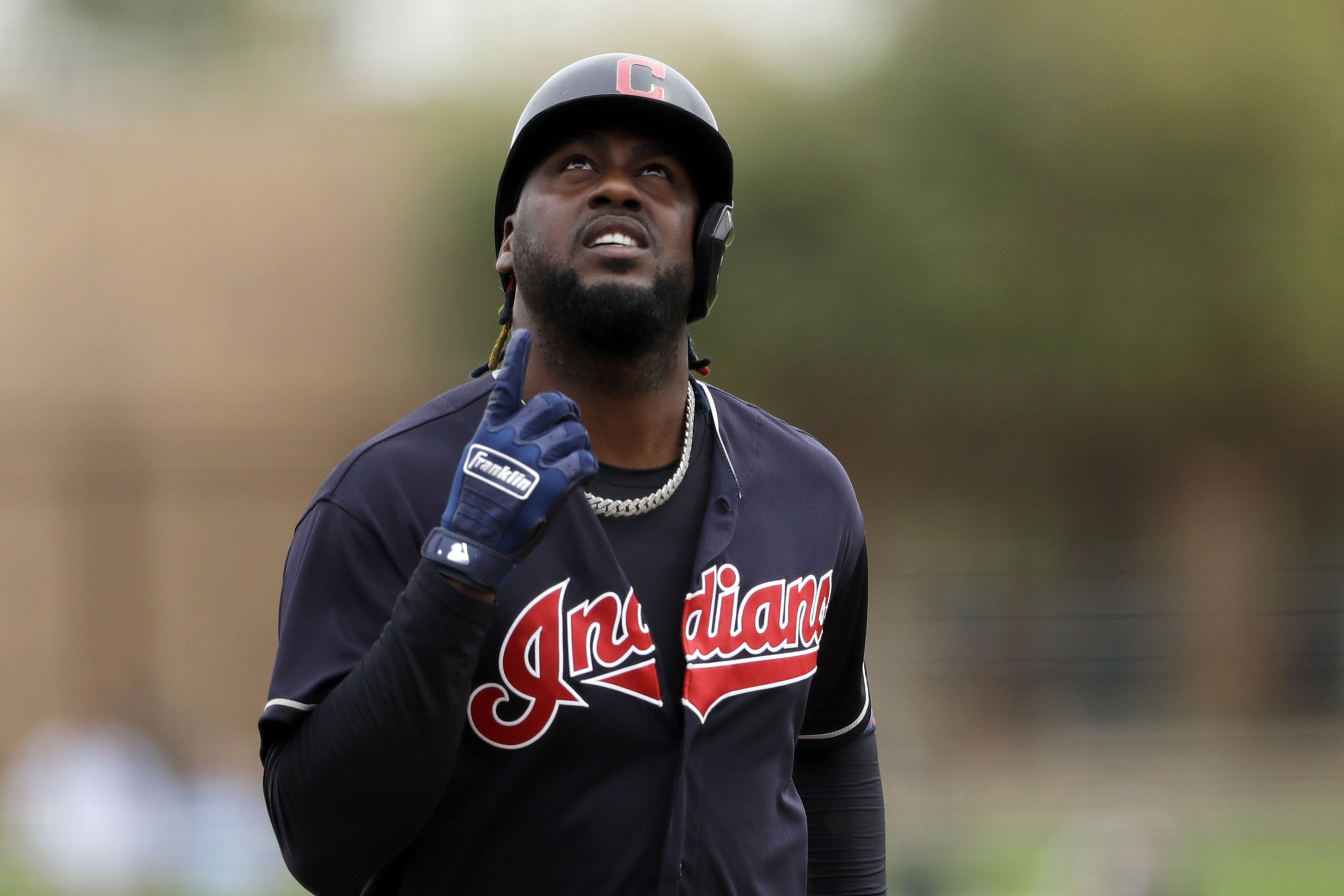 Cleveland Indians hold OF Franmil Reyes out of camp for precautionary  reasons 