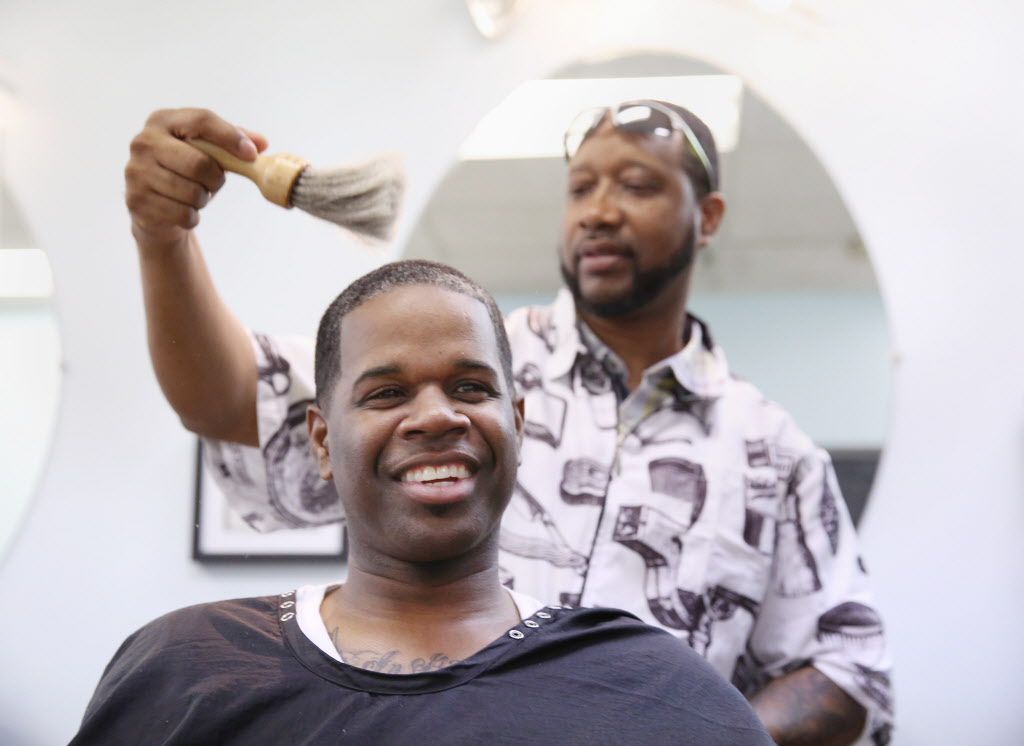 The neighborhood spot: Cutting hair and cutting up at the barbershop,  onscreen and off