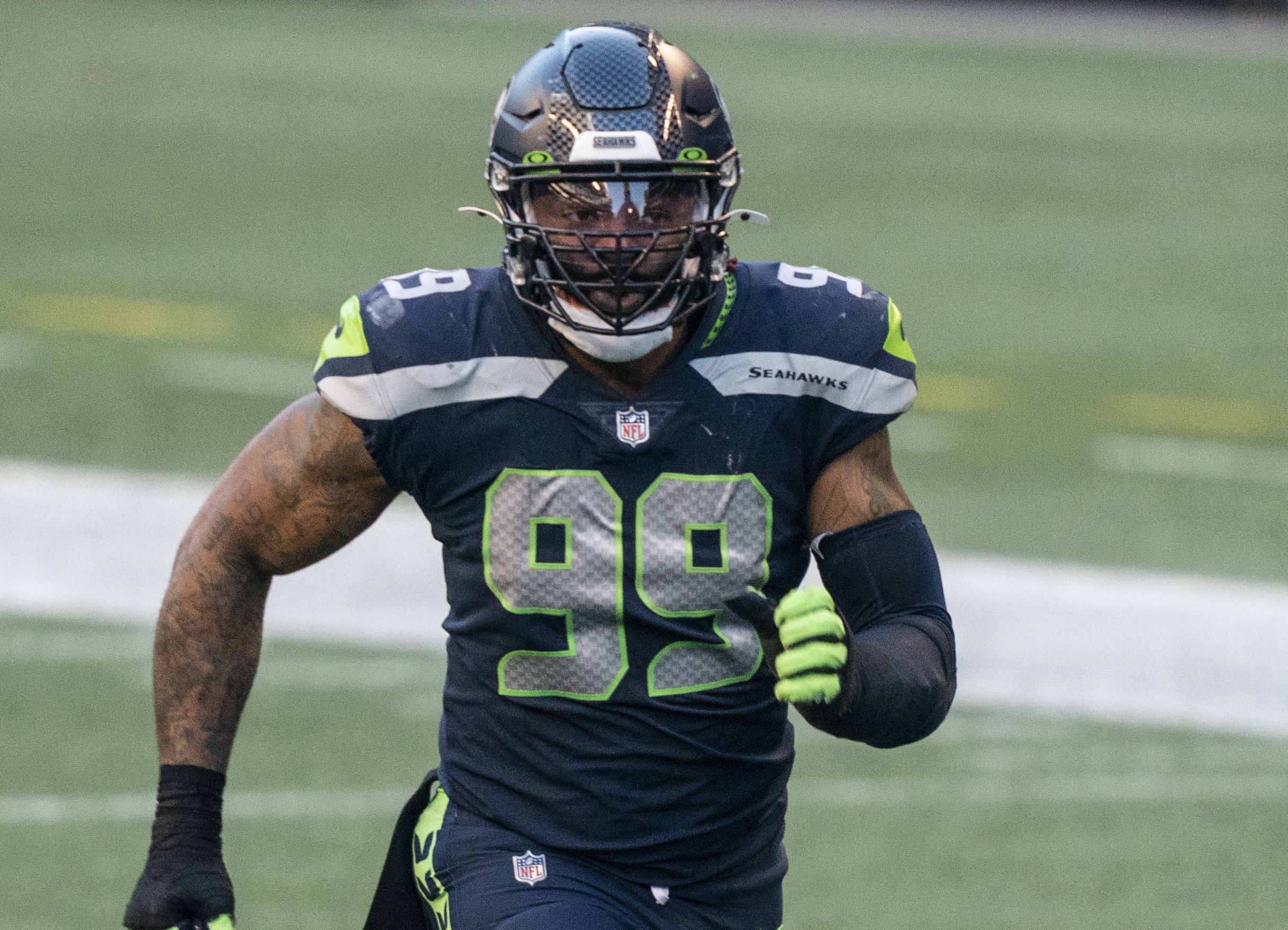 Seattle Seahawks' Damontre Moore suspended six games by the NFL