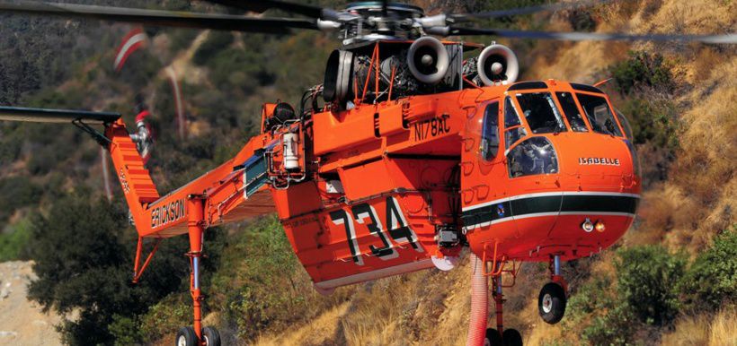 Ecocopter llega a combatir incendios en Chile.