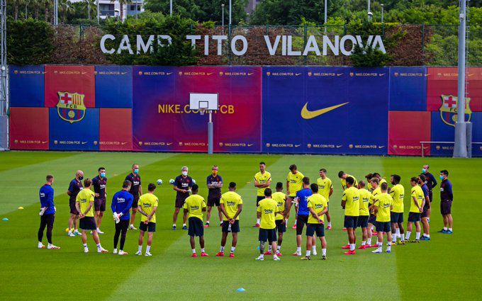 Entrenamiento Barcelona