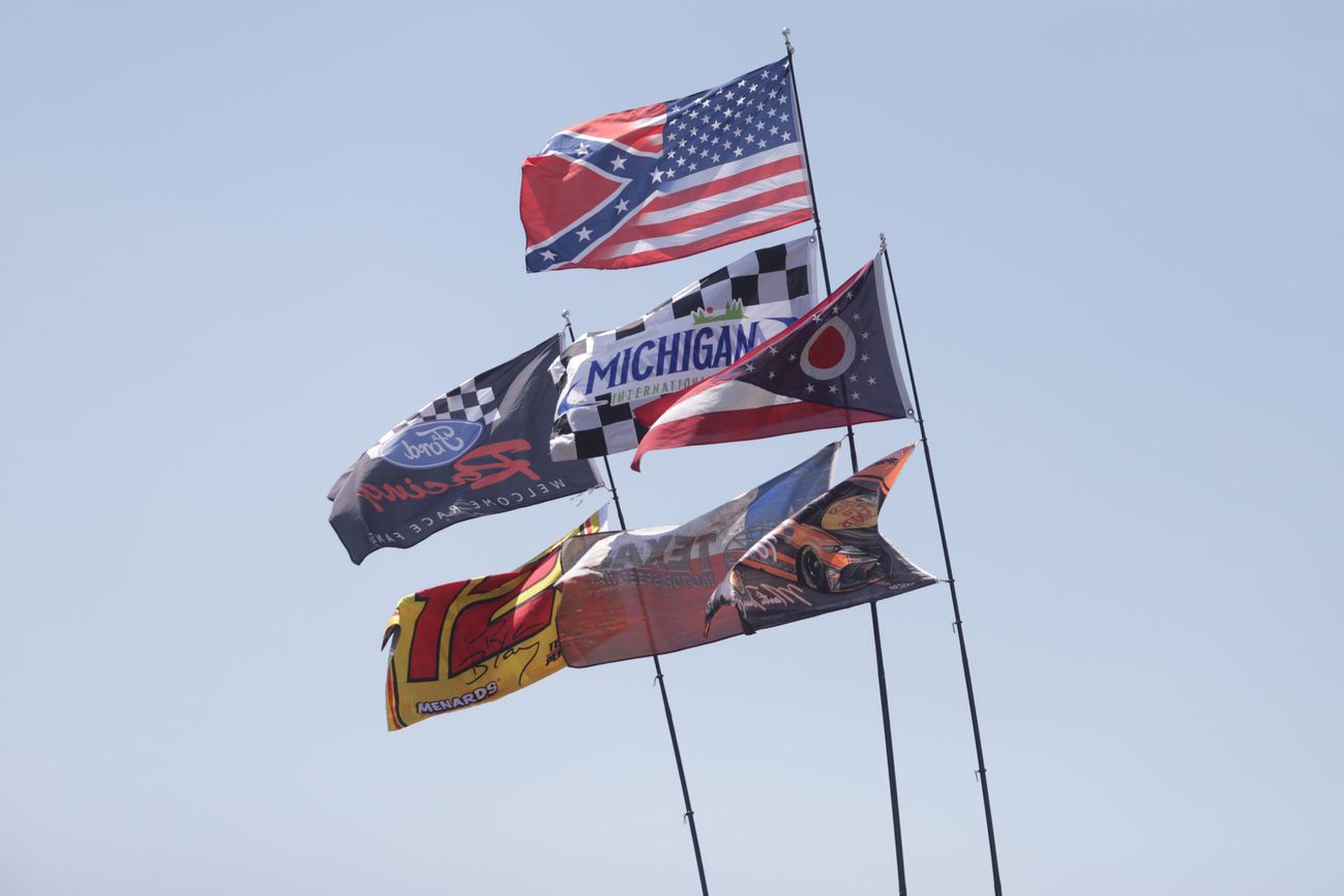 nascar flag pole