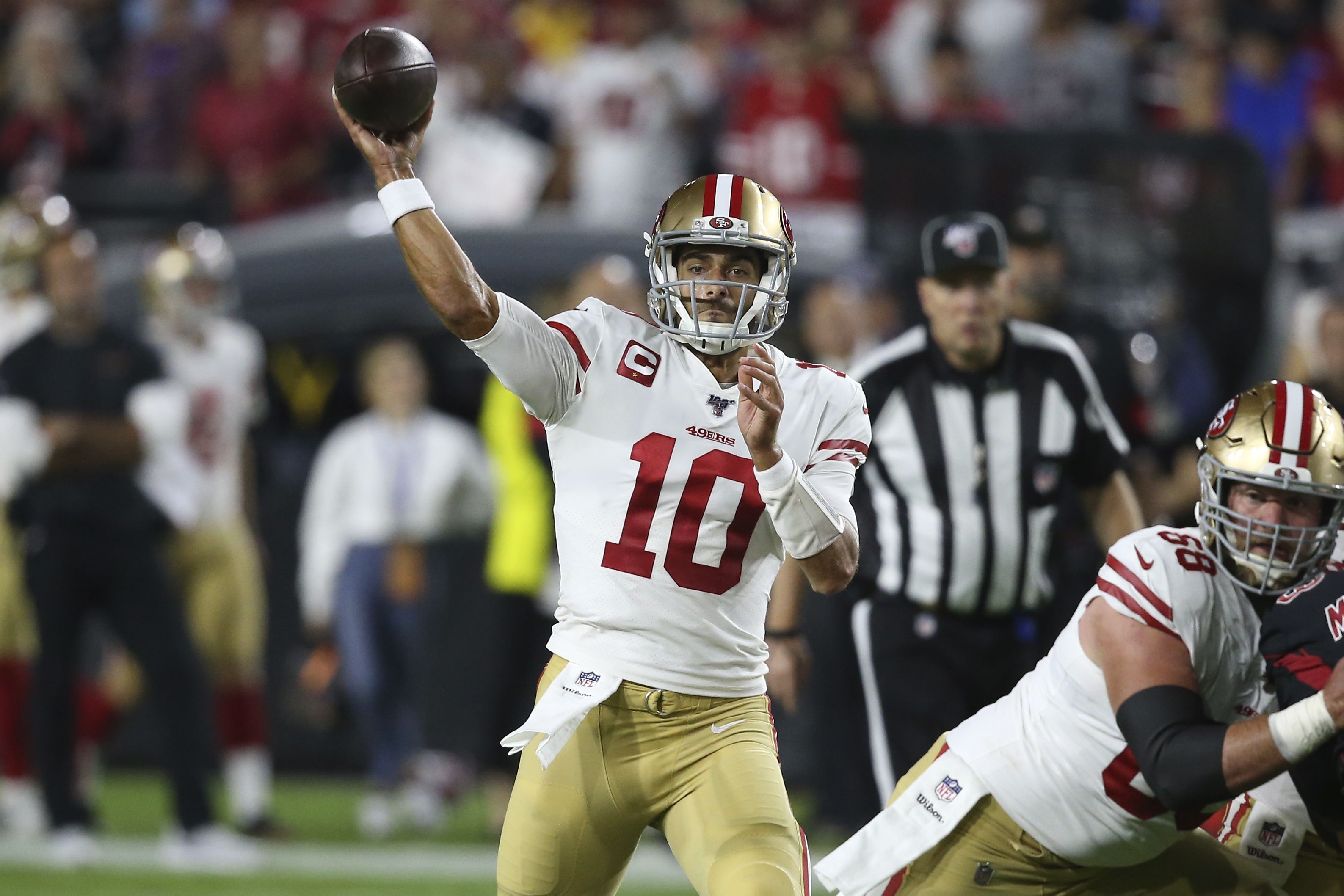 Jimmy Garoppolo making clutch throws for 49ers