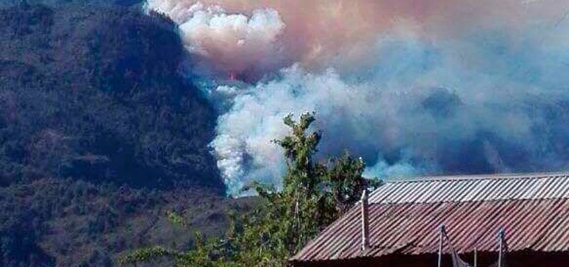 incendio los lagos