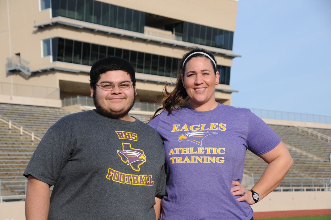 Richardson High athletic trainer's quick actions save football