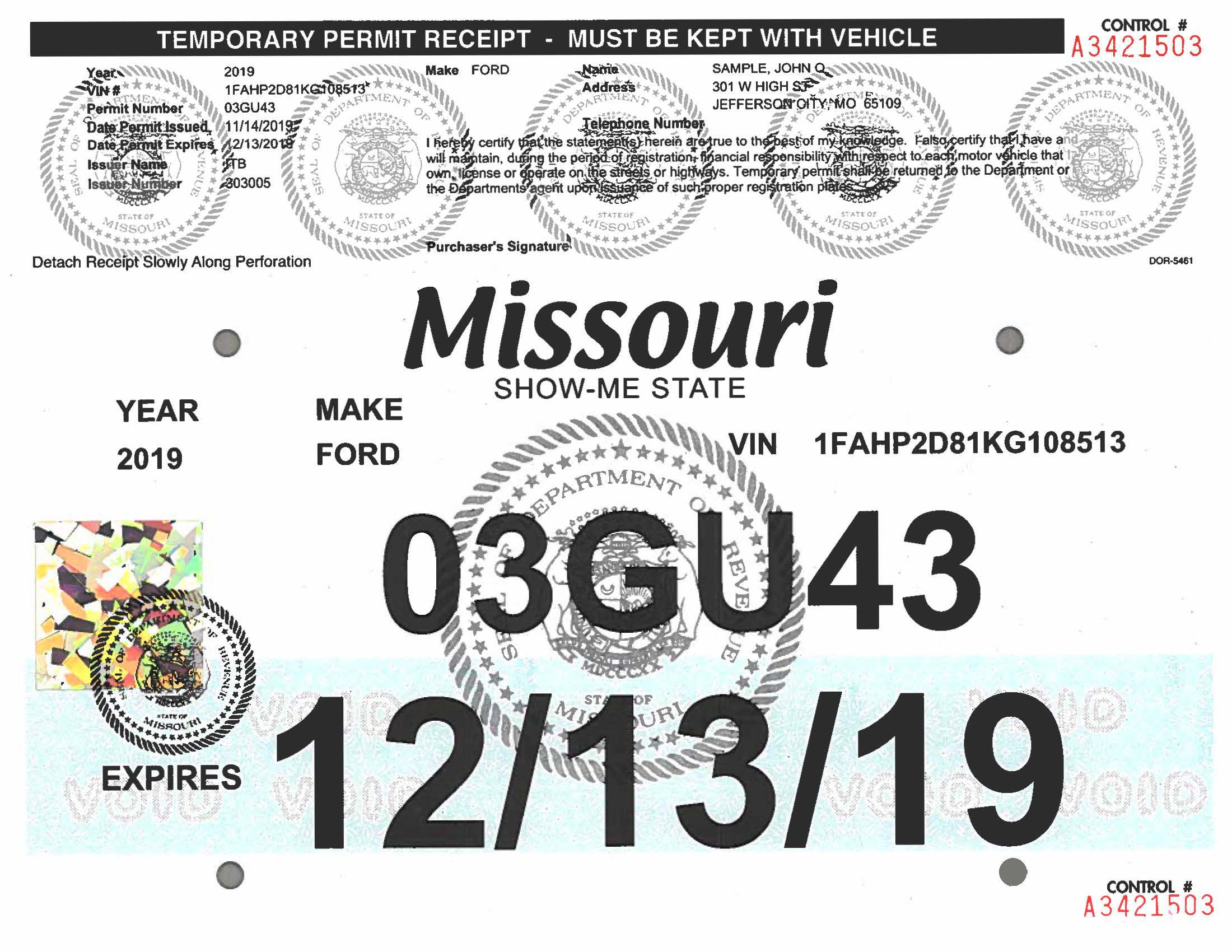 Do You Need Insurance To Get Temp Tags In Missouri