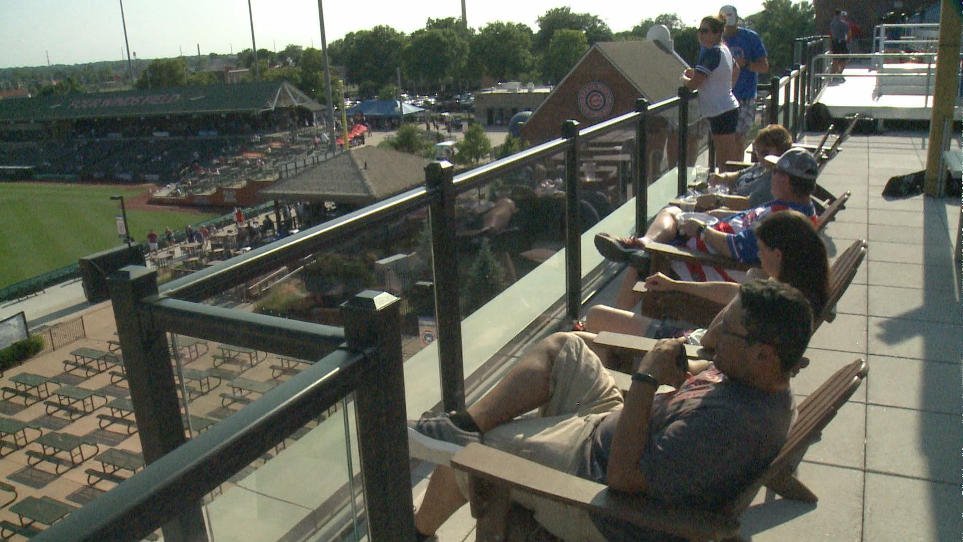 Rooftop seats open at Four Winds Field