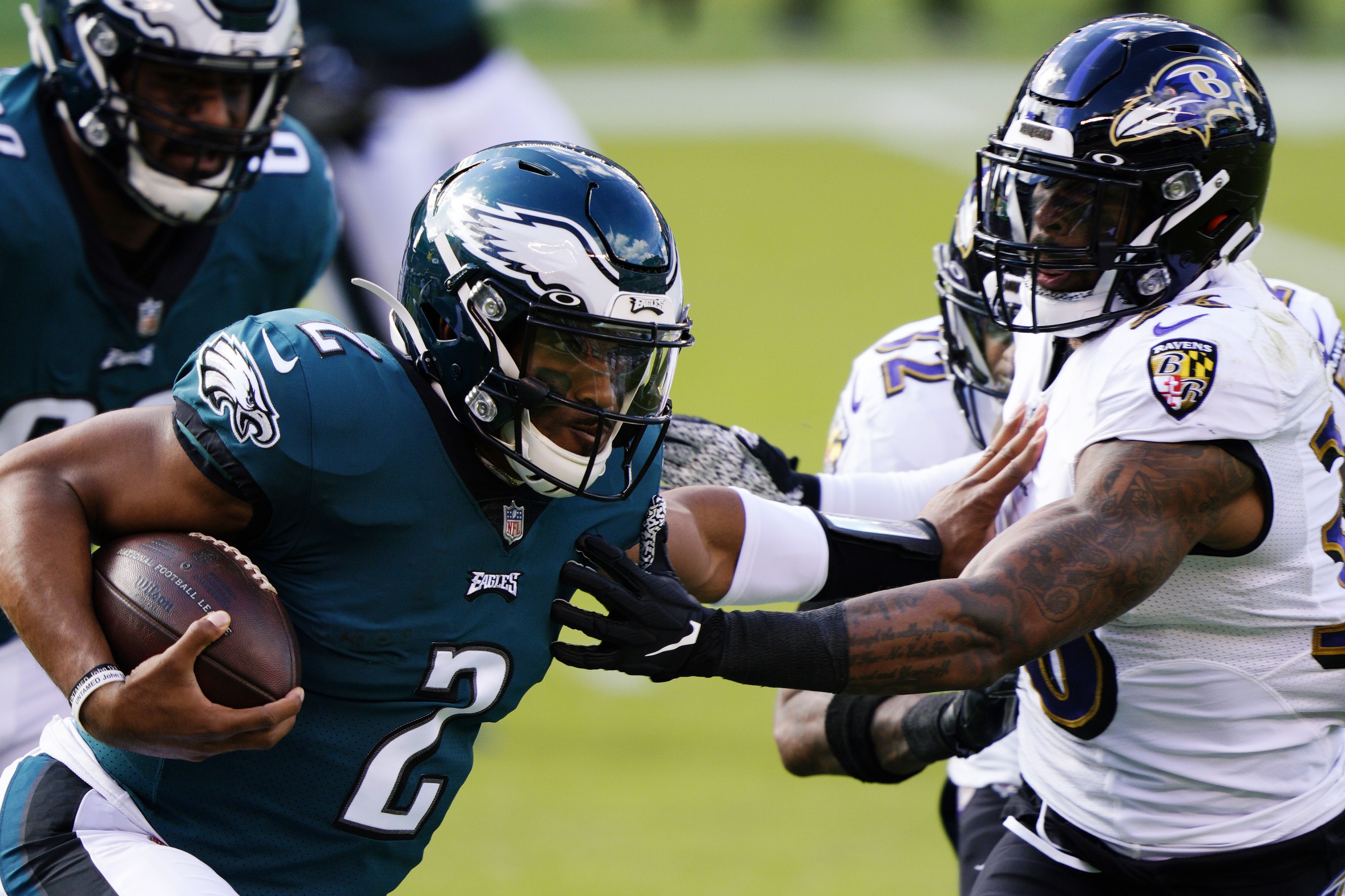 John Harbaugh gives injury updates following 20-19 win over Eagles