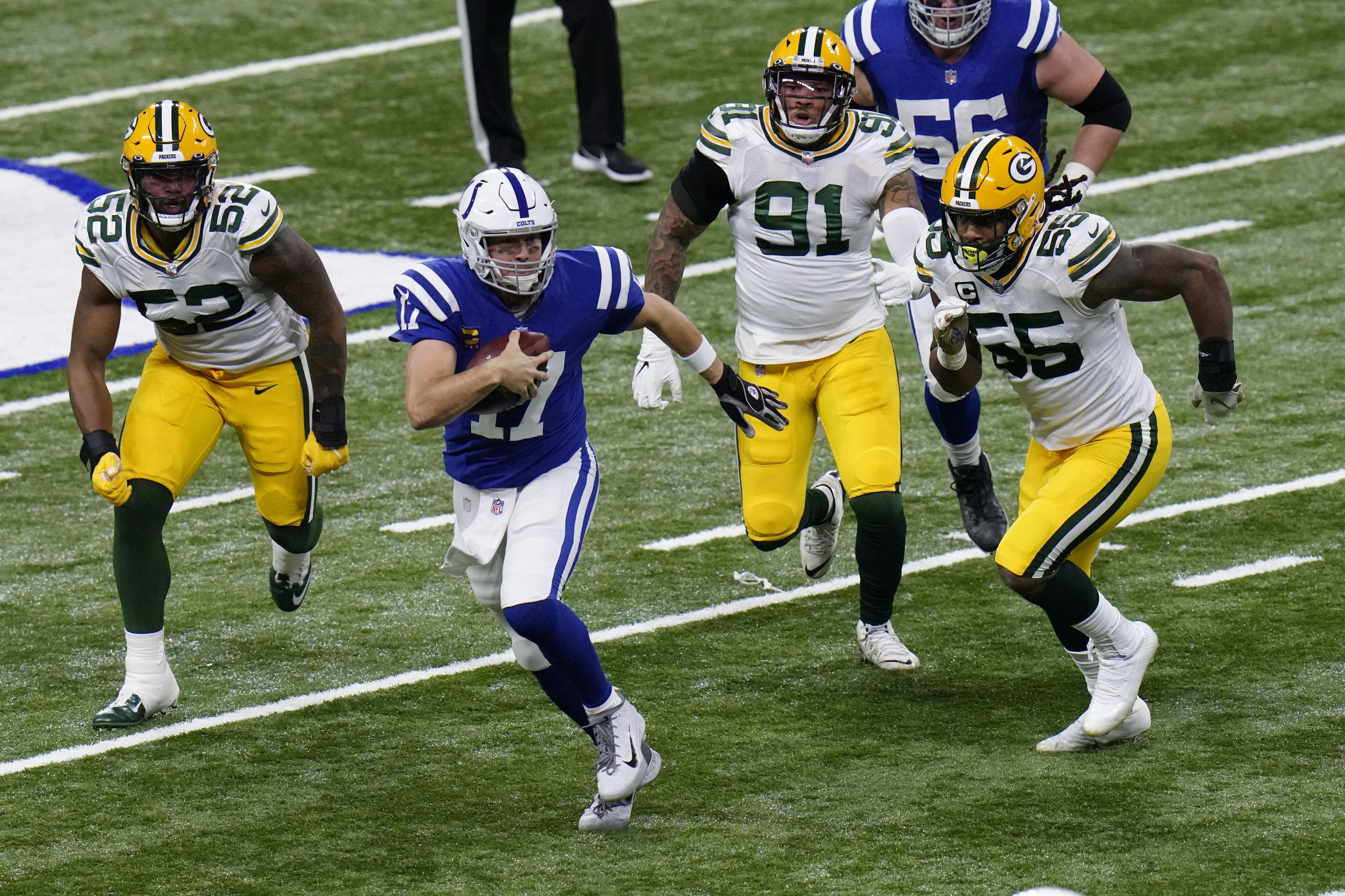 Defense's strong 2nd half leads Colts past Packers in OT