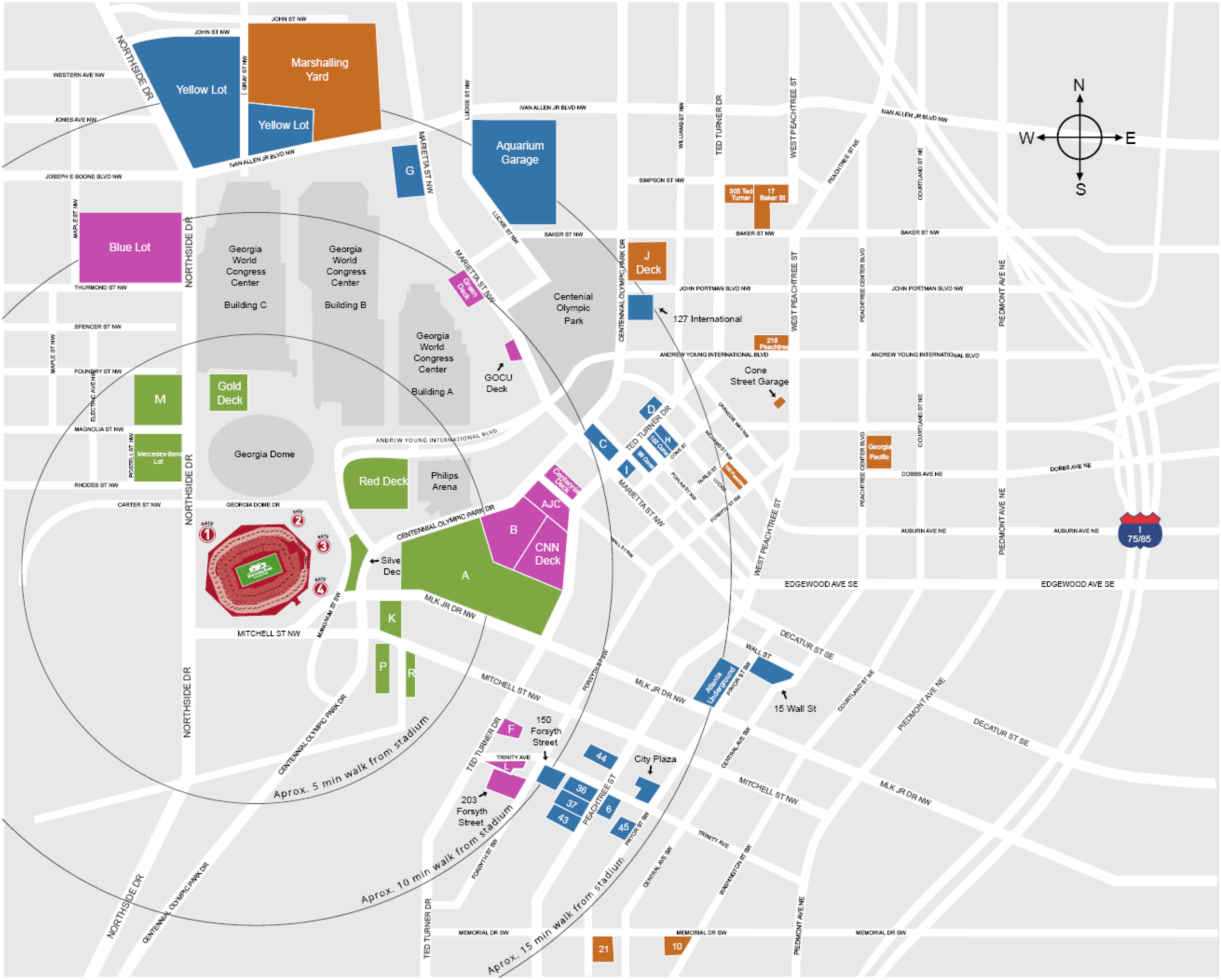 Atlanta Falcons Tailgate  Mercedes-Benz Stadium Guide