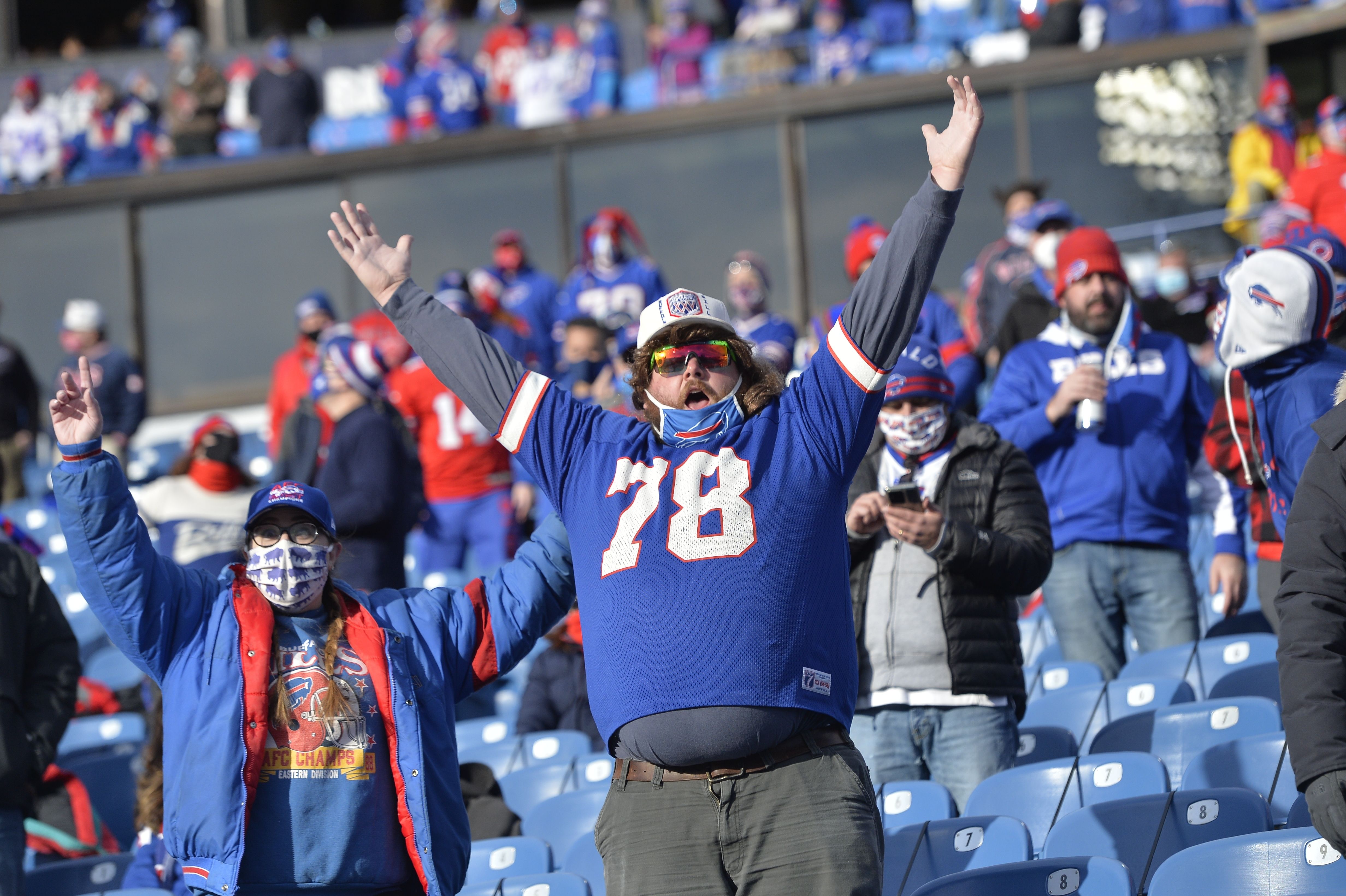 Bills fans likely to move Baltimore party inside: 'We'll just bundle up and  wear ponchos'