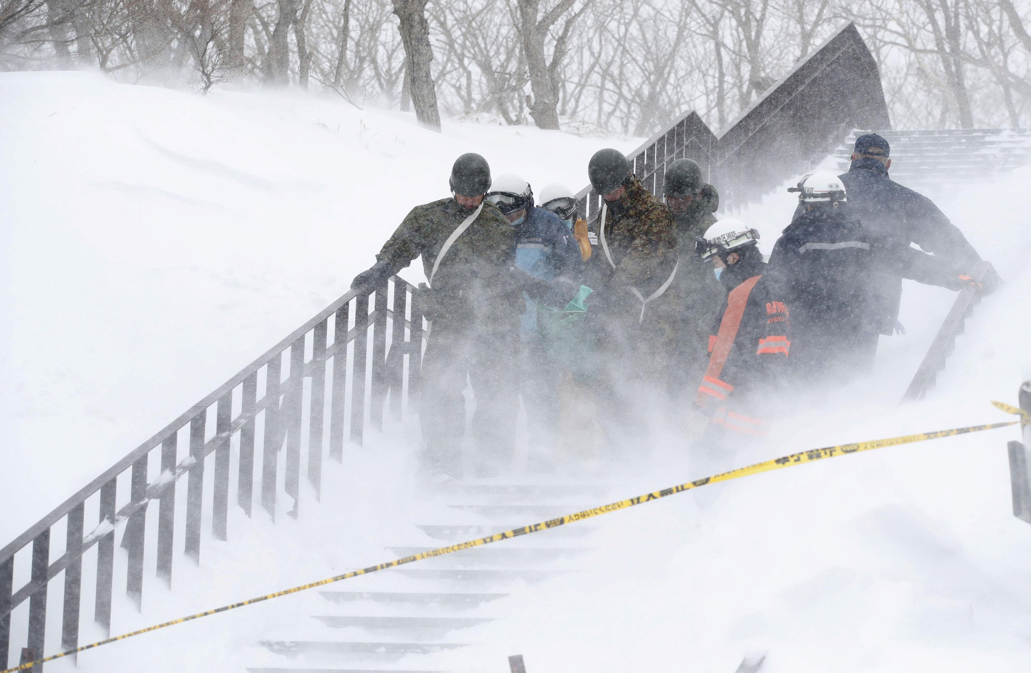 Avalancha en Japón