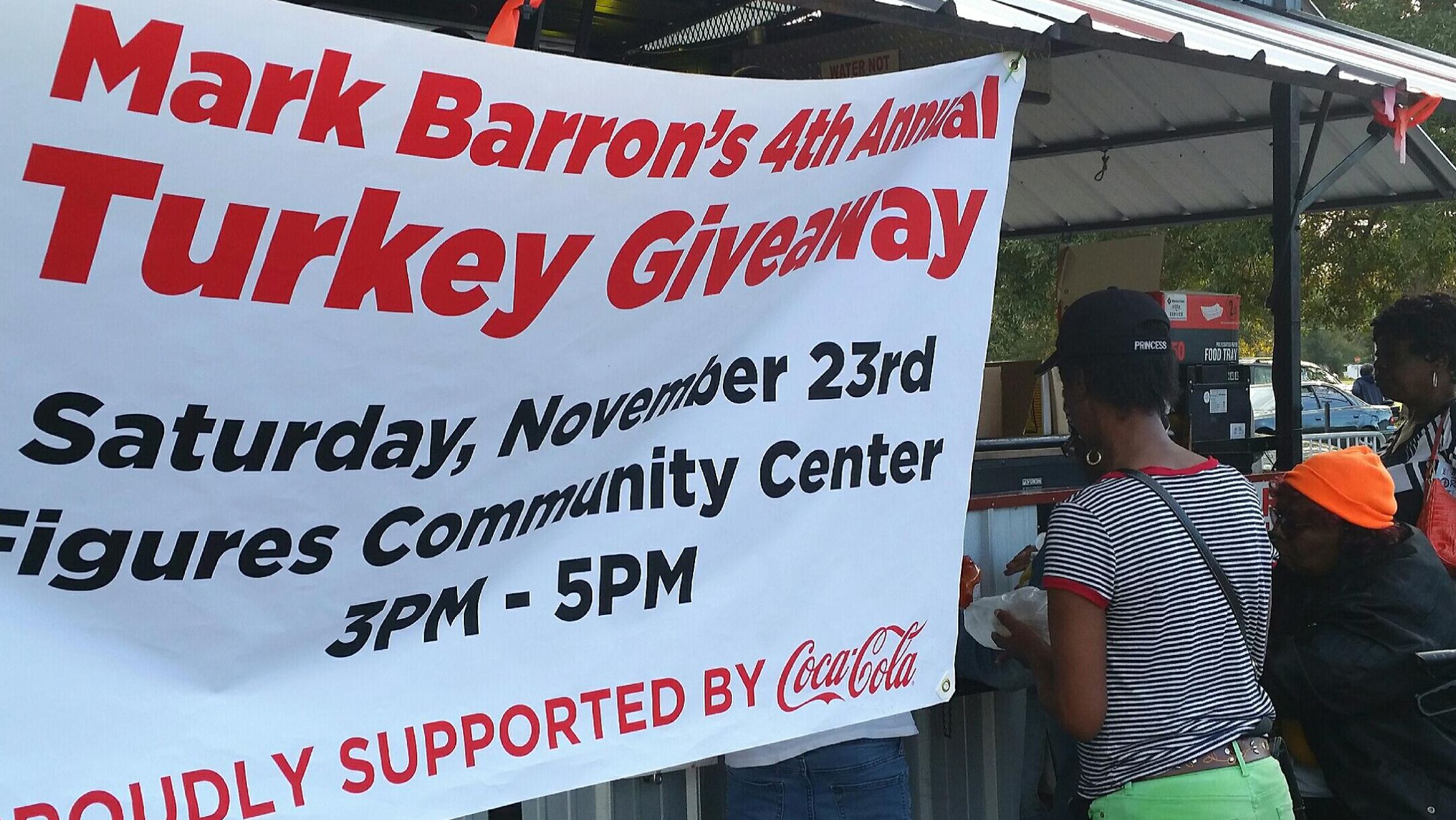 PHOTOS: Hillcrest High Major Leaguer Tim Anderson gives away turkeys