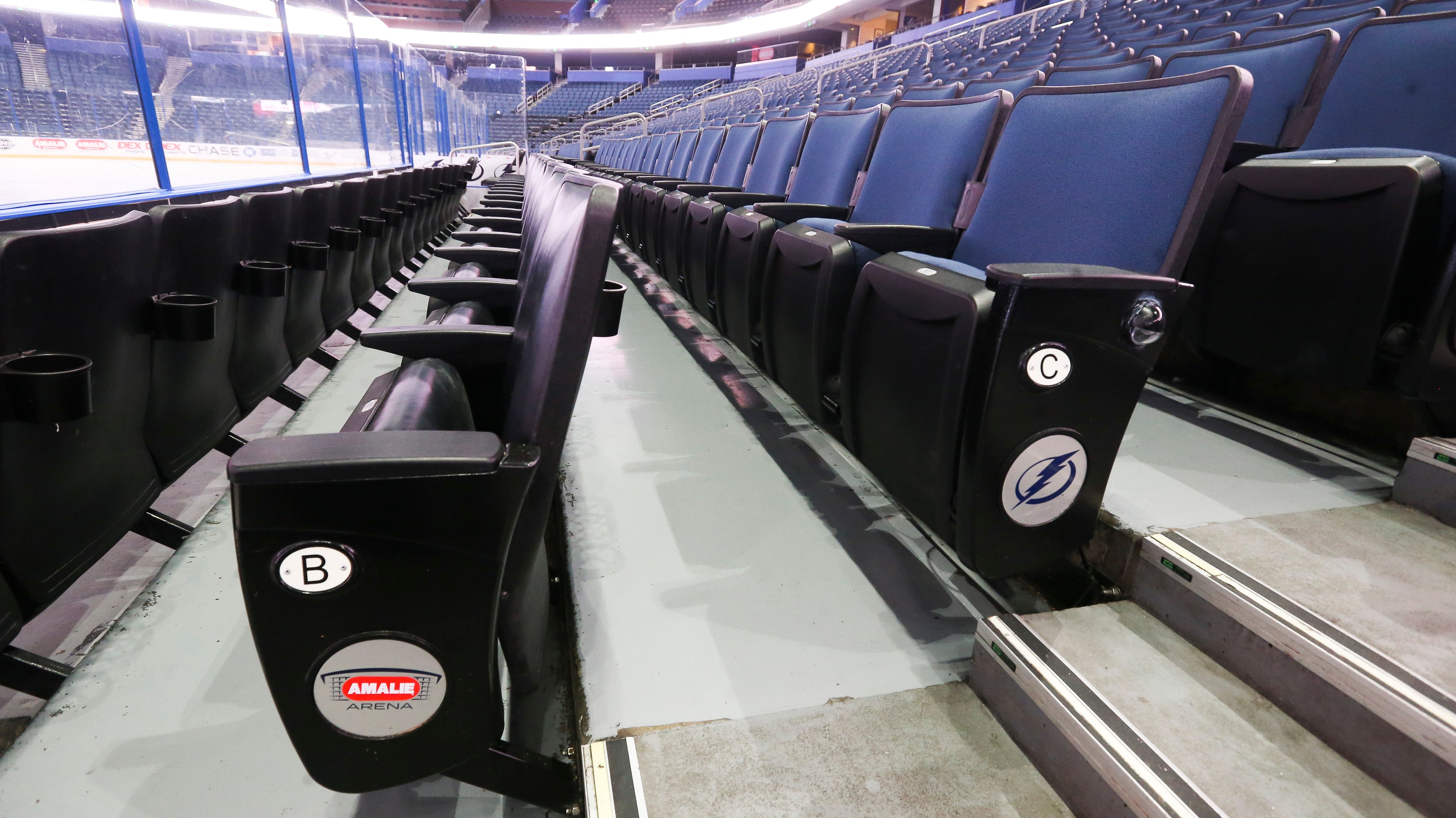 Section 120 at Amalie Arena 