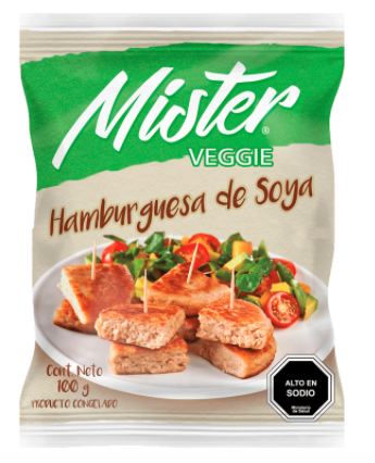 hamburguesa de soya