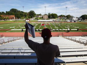 Leon High School band halftime performance