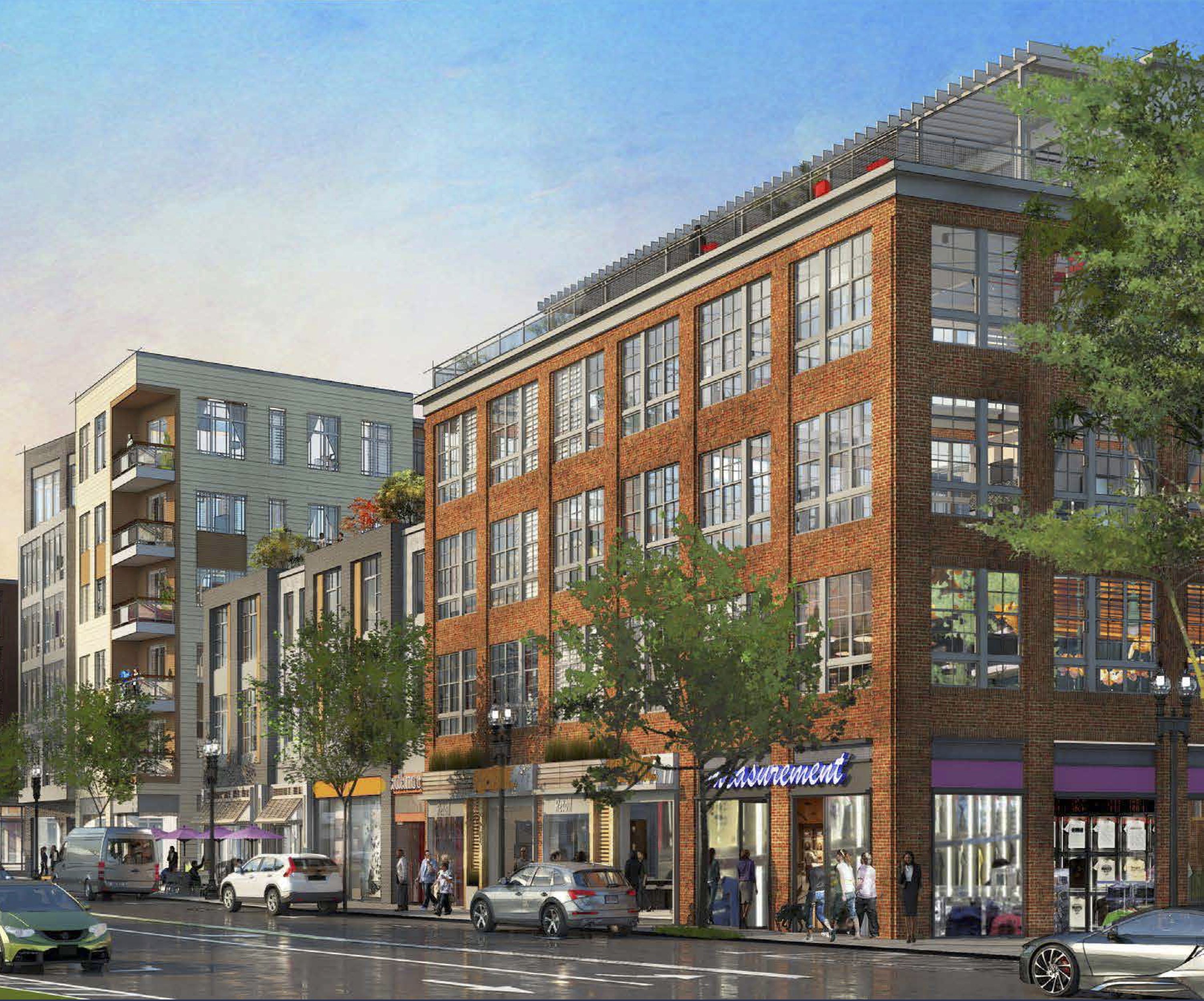 Developer Pitches Mixed Use Project At Site Of The Barn Shoe Store