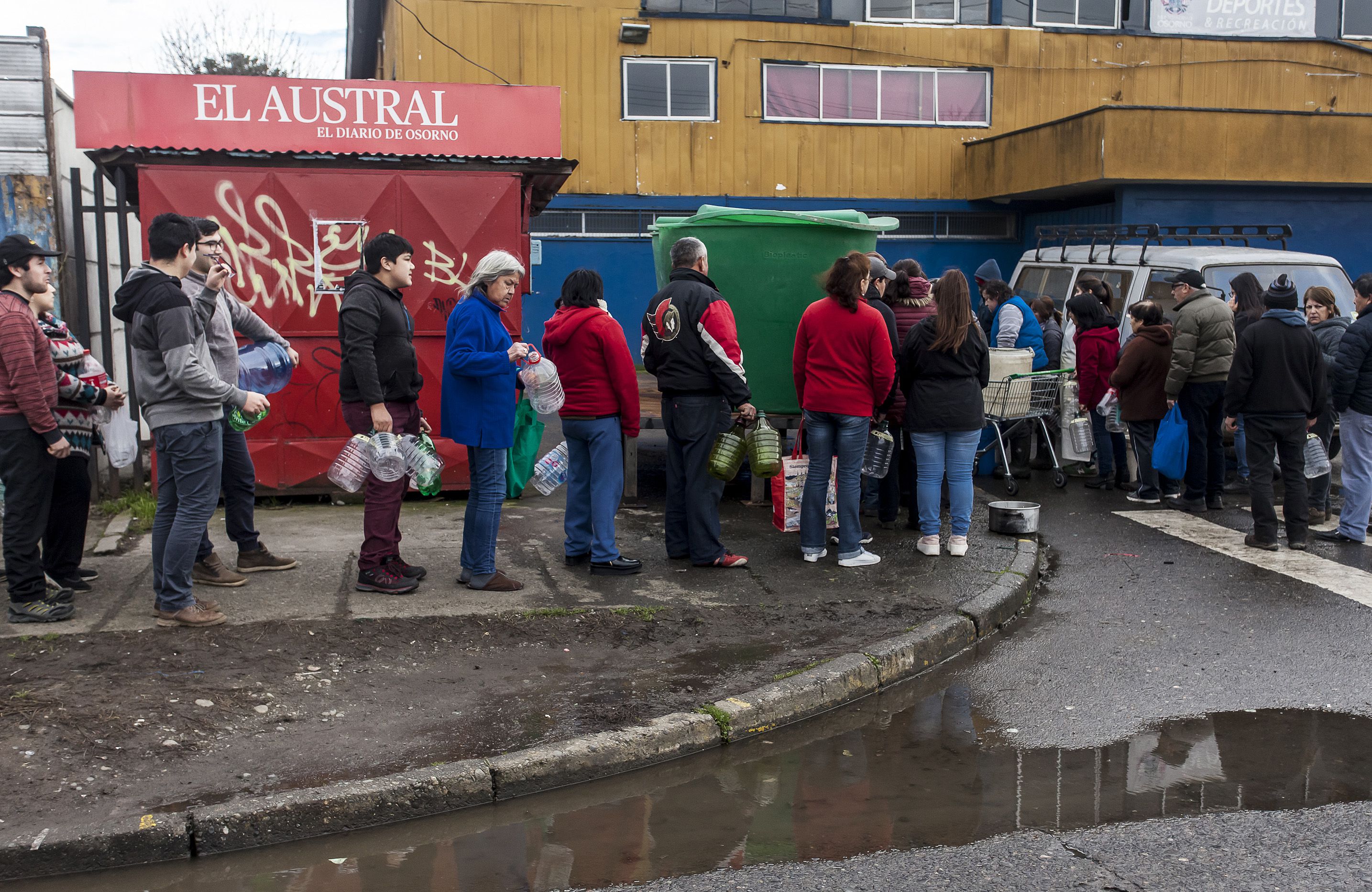 Osorno: continúa corte de agua por contaminación