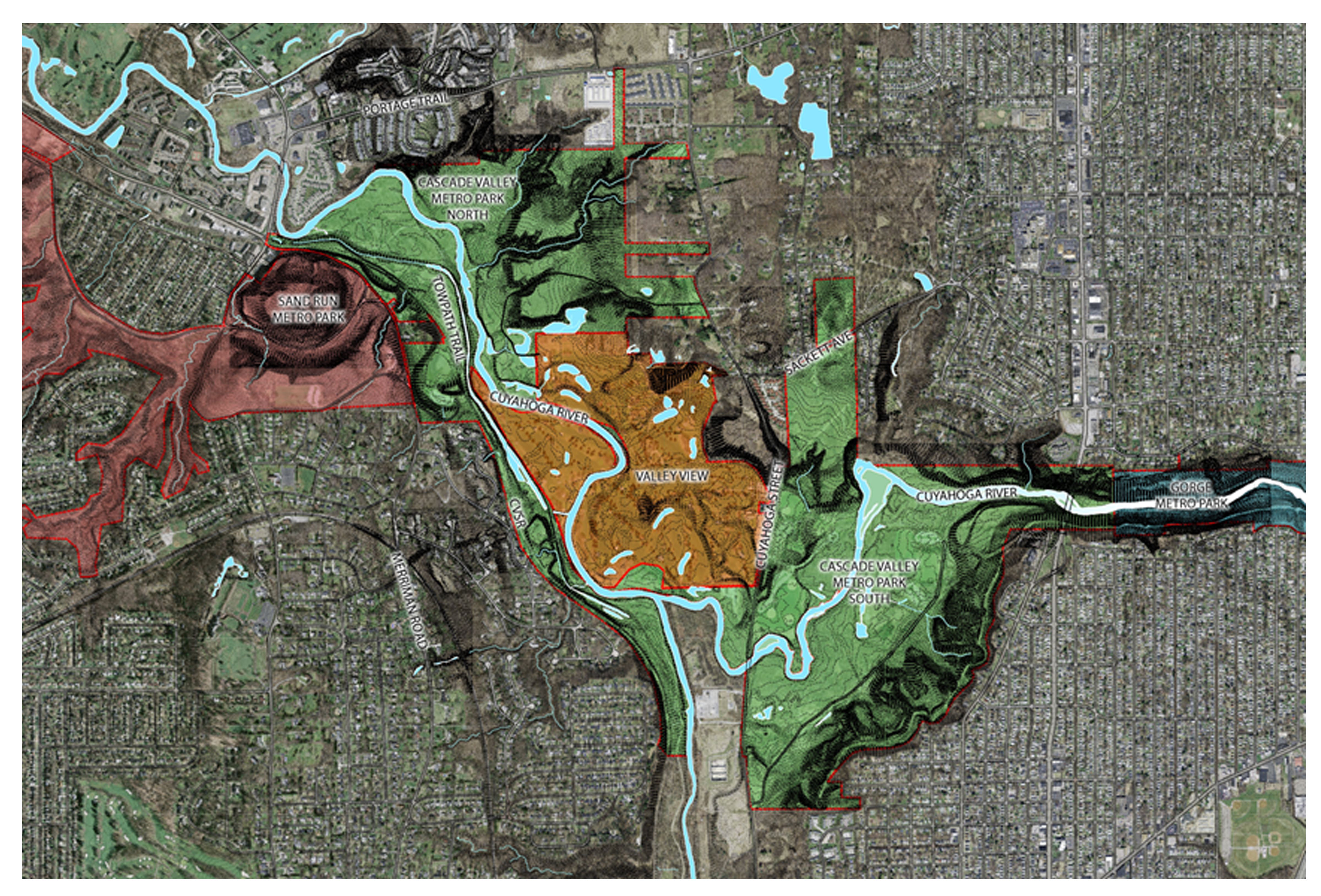 Valley View Lakes / River, Akron, Ohio Golf course information and