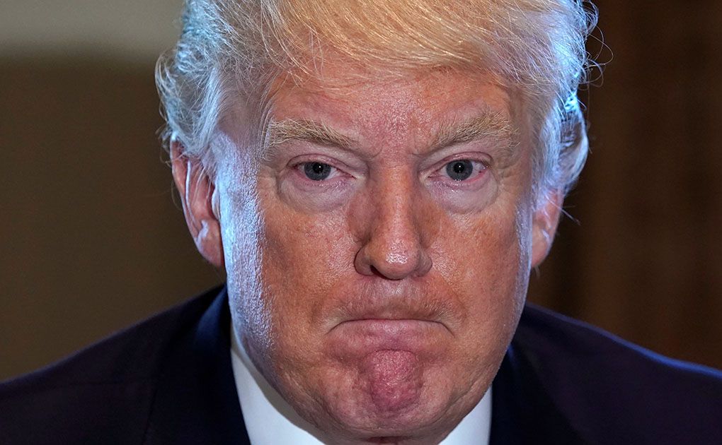 U.S. President Donald Trump holds a meeting on trade with members of Congress at the White House in Washington