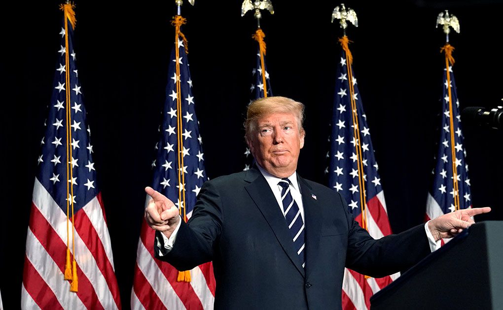 Trump delivers remarks at the National Prayer Breakfast in Washington