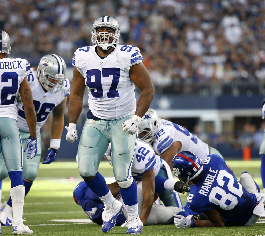 2014 Dallas Cowboys Terrell McClain #97 Game Issued White Practice