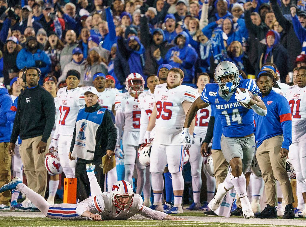 College Football TV Schedule 2019: Where to Watch SMU vs. Memphis