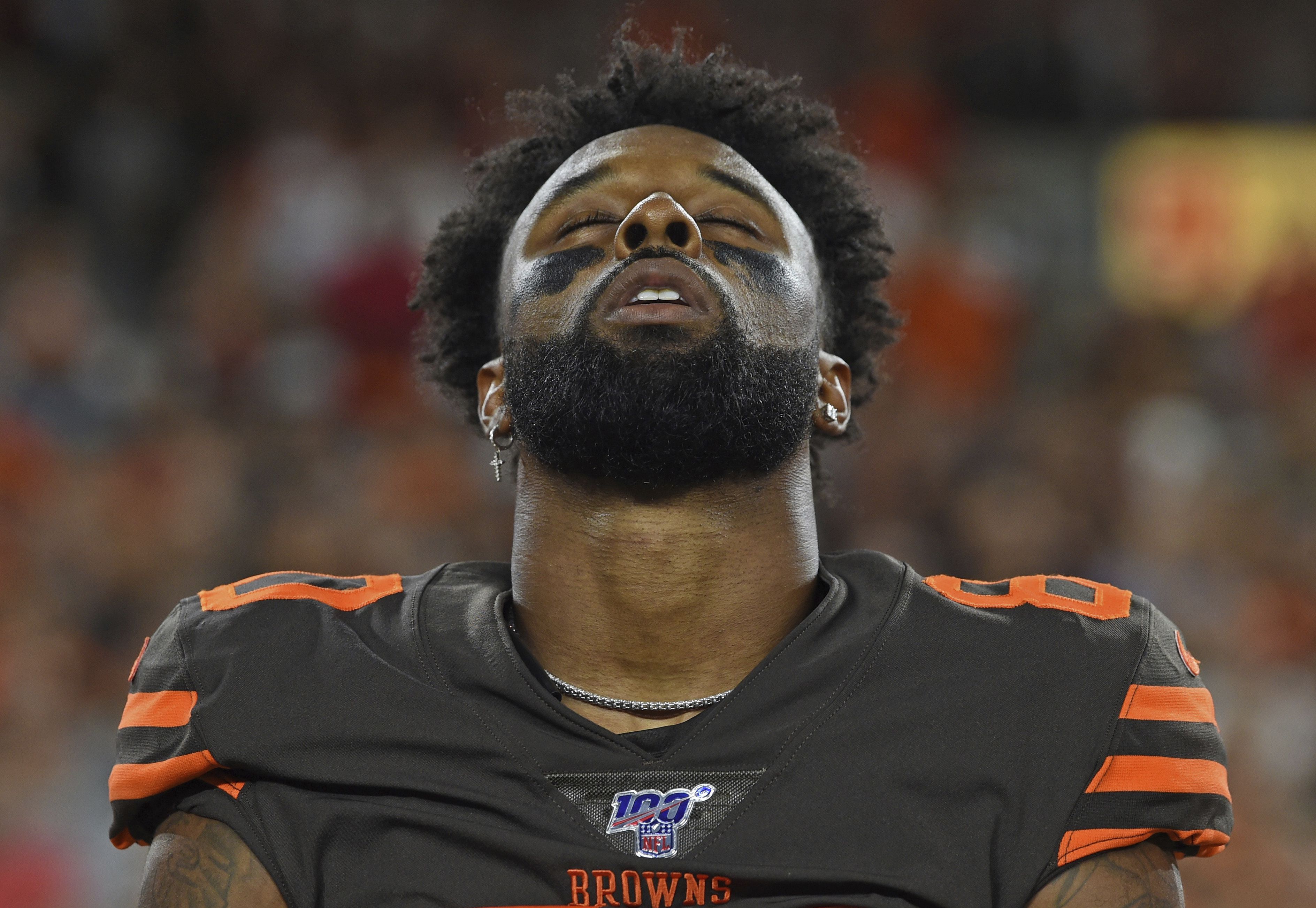 Browns' Jarvis Landry tries to avoid giving Patriots bulletin board  material after saying 'We're going to win' 