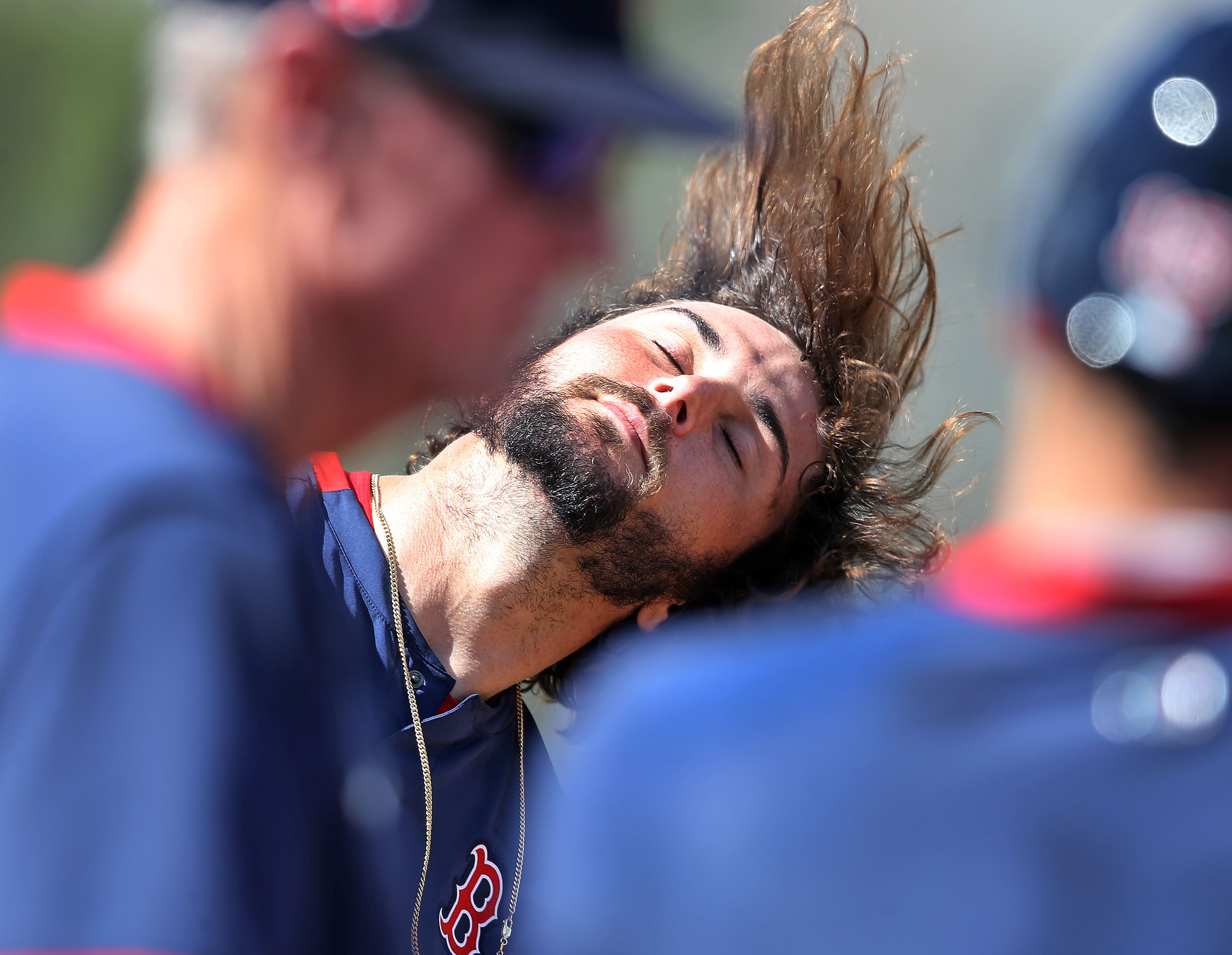 Andrew Benintendi On Alex Verdugo's Hair 