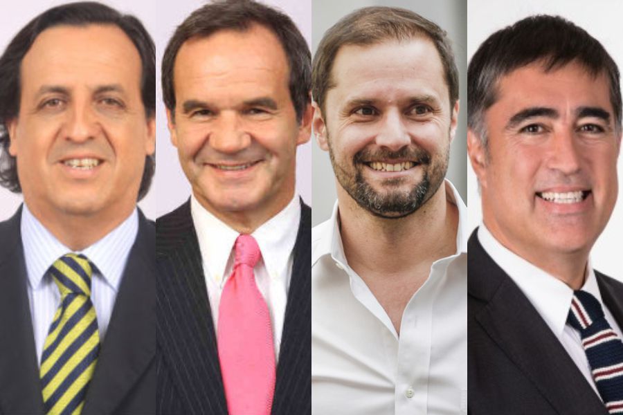 Víctor Pérez, Andrés Allamand, Jaime Bellolio y Mario Desbordes