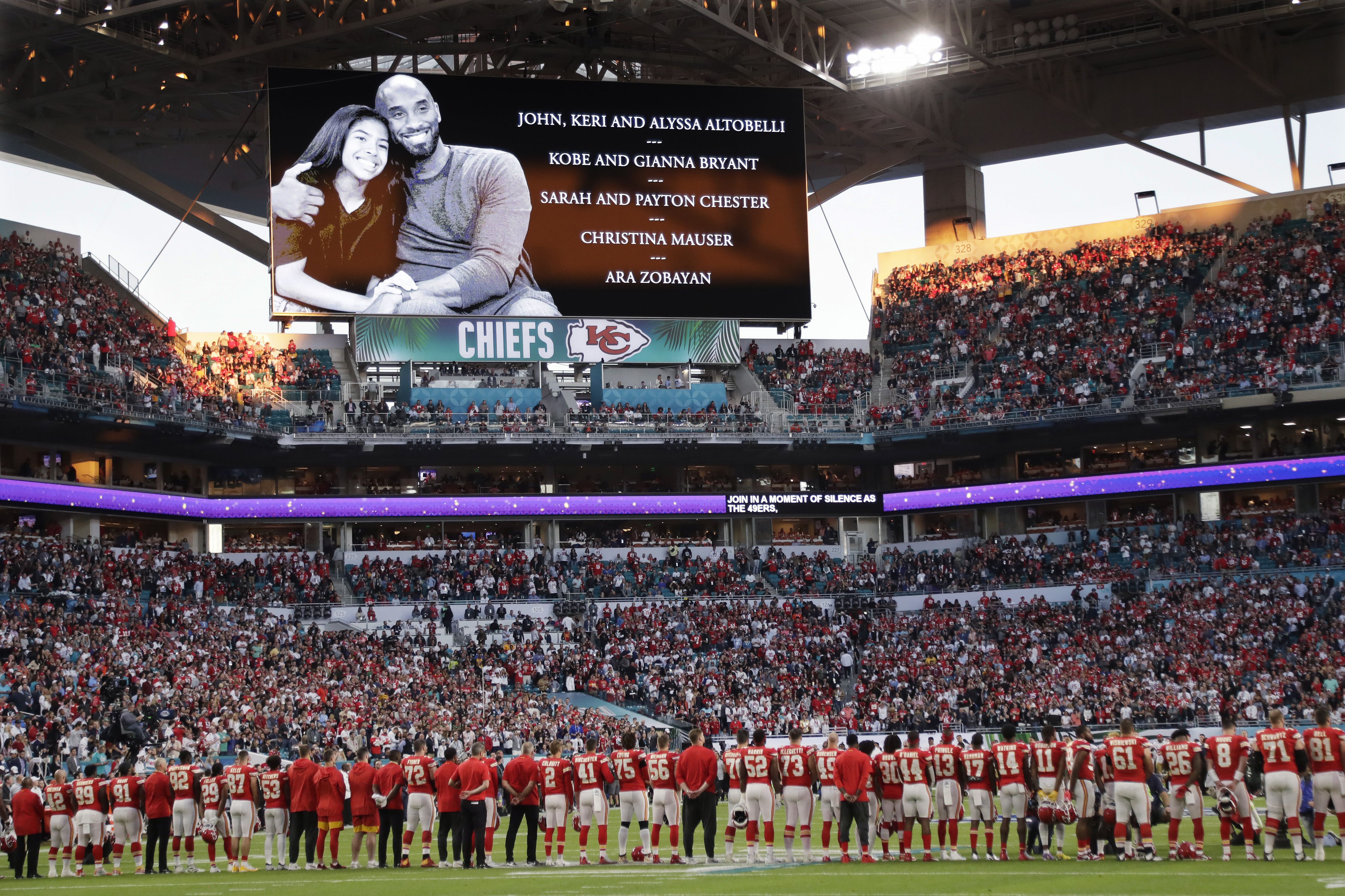 At the Super Bowl, they remembered Kobe Bryant - The San Diego Union-Tribune