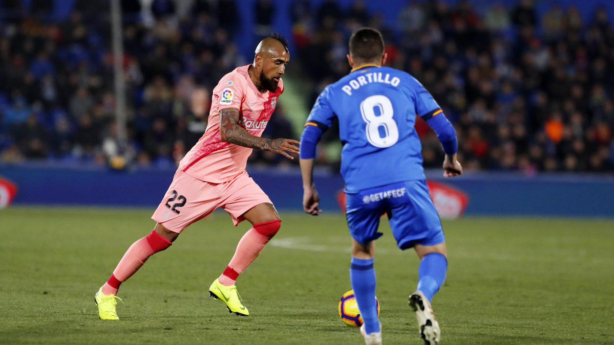 Arturo Vidal vs Getafe