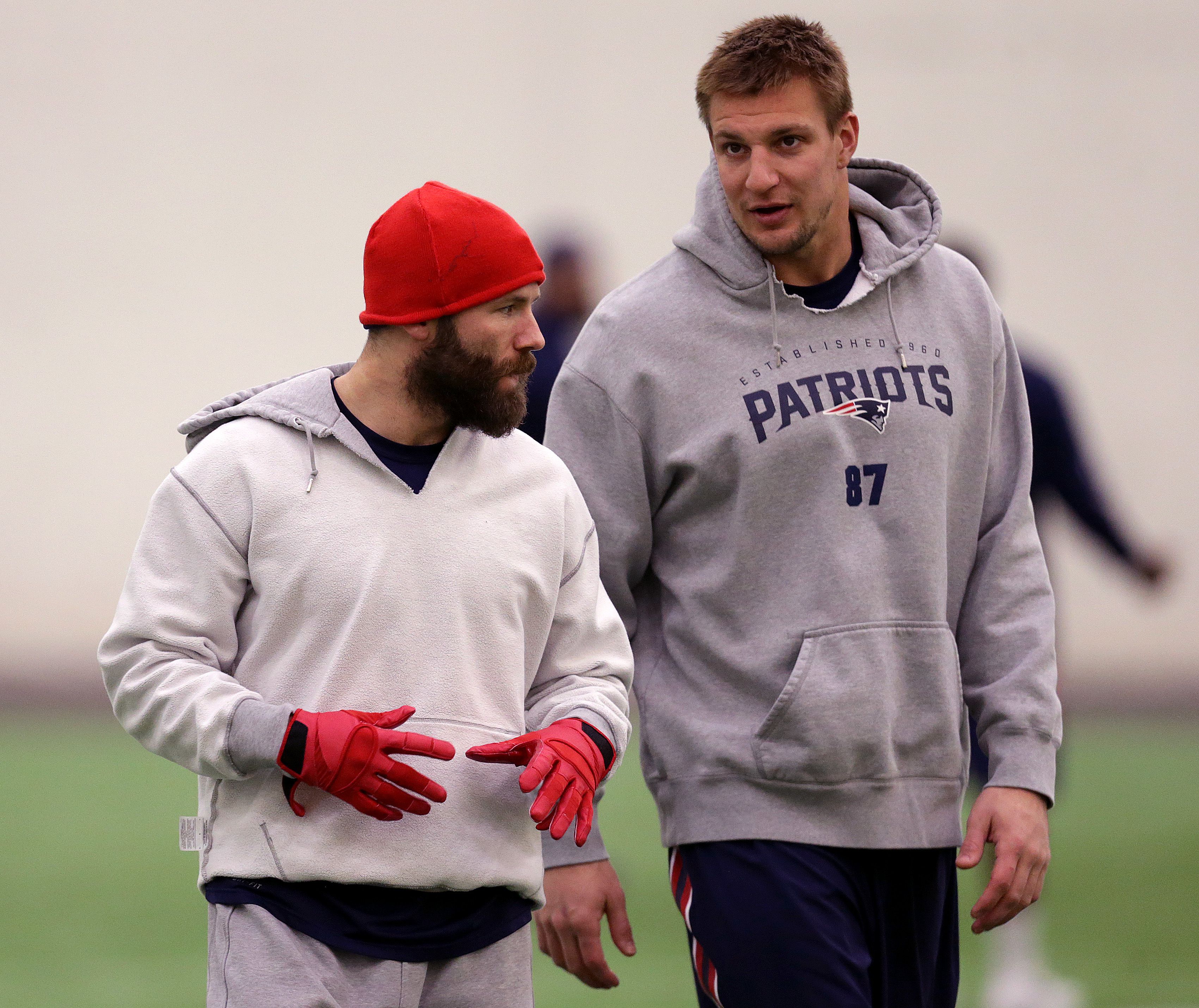 Julian Edelman celebrates Gronk's retirement in fitting tweet