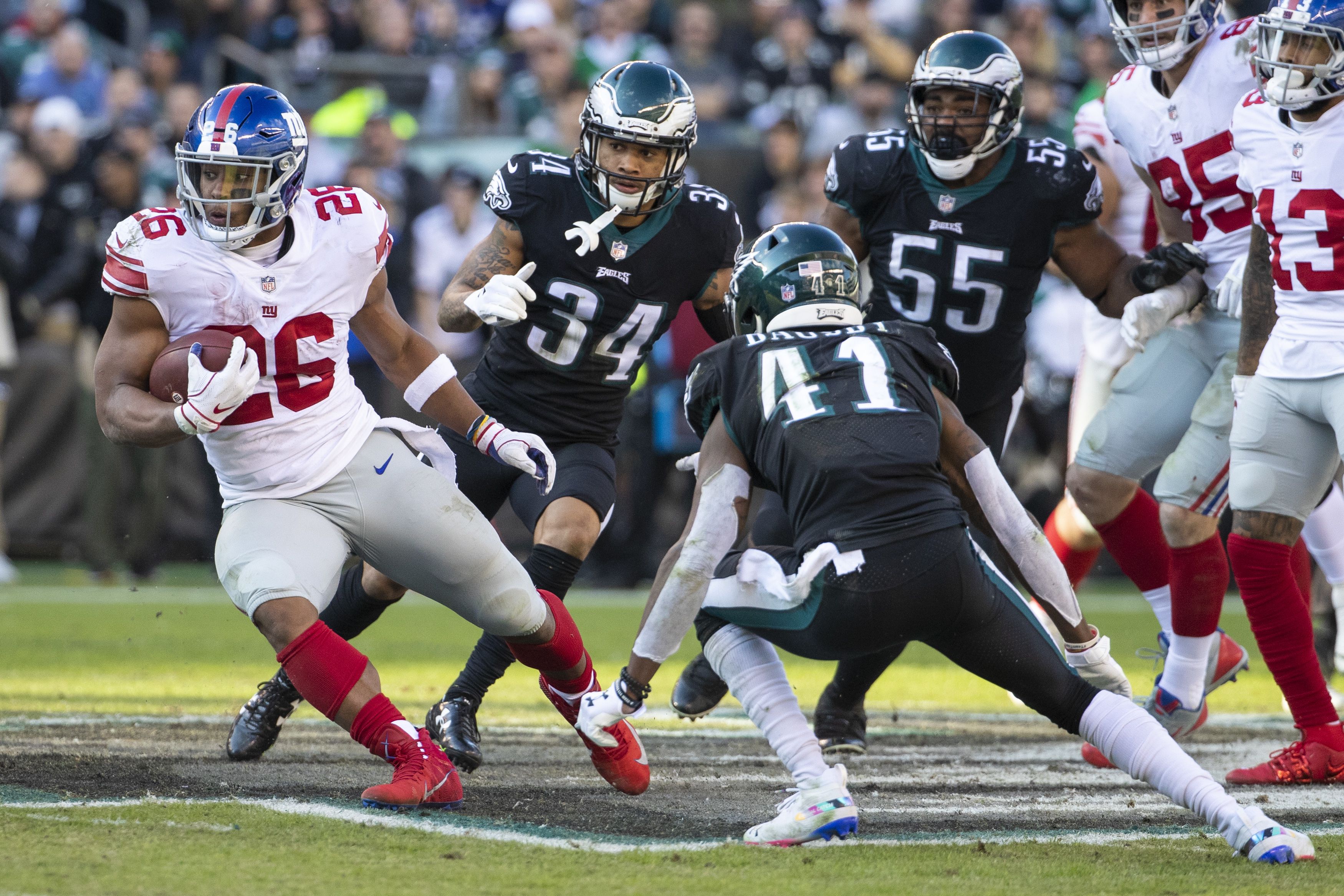 Philadelphia Eagles vs. New York Giants: 4 things that stand out about  Saquon Barkley, Golden Tate and more 