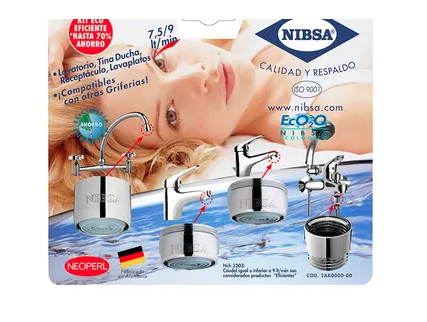 Pack aireadores de agua NIbsa