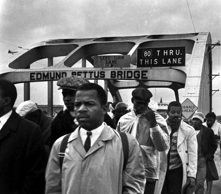 Renaming the Edmund Pettus Bridge for John Lewis, who nearly died there on  Bloody Sunday - The Washington Post