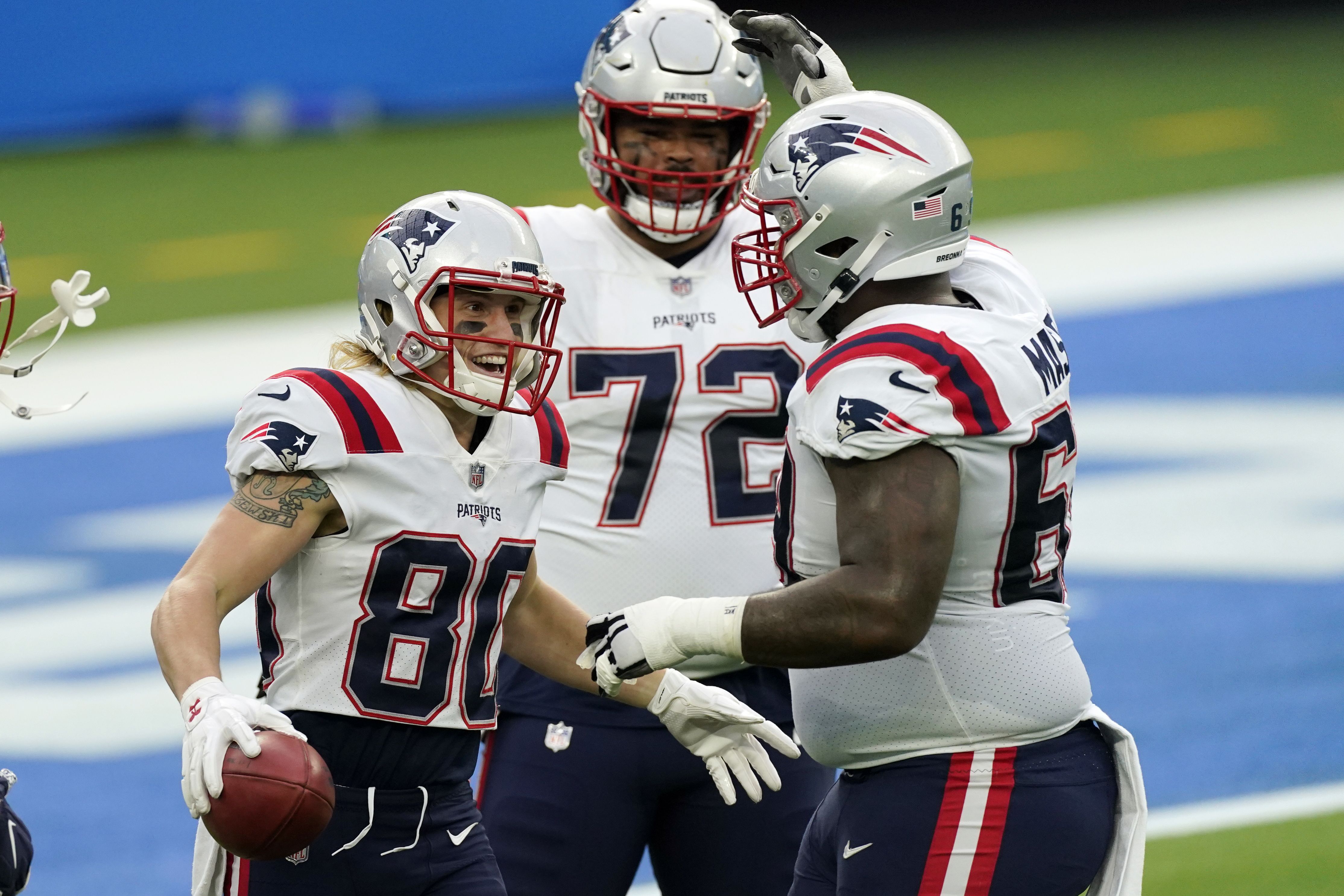 Patriots' Olszewski is an unlikely hero vs. Chargers