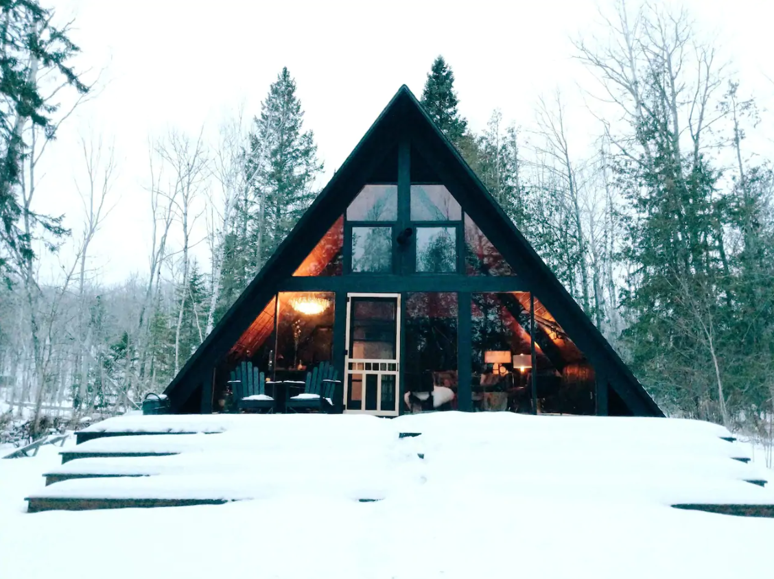 cosy winter cabin
