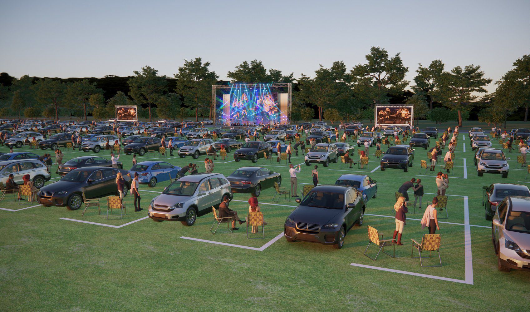 The Texas Rangers are Having a Drive-In Music Festival at Globe